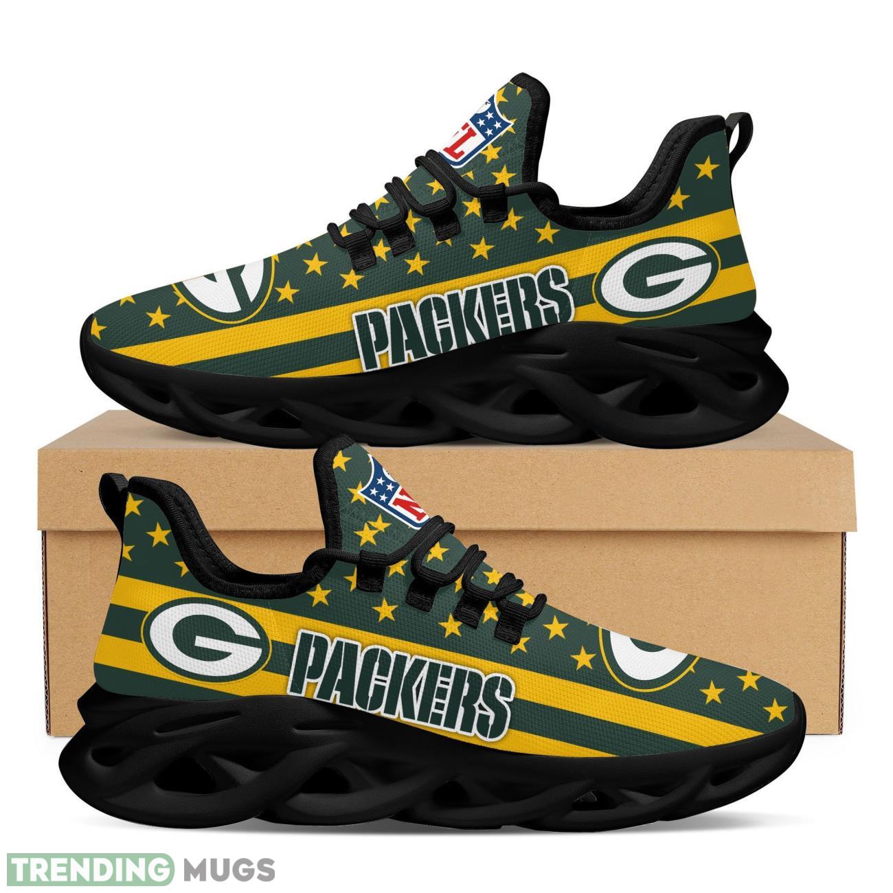Green Bay Packers 3D Max Soul Sneakers Running Sports Max Soul Green Bay Packers 3D Max Soul Sneakers Running Sports Max Soul