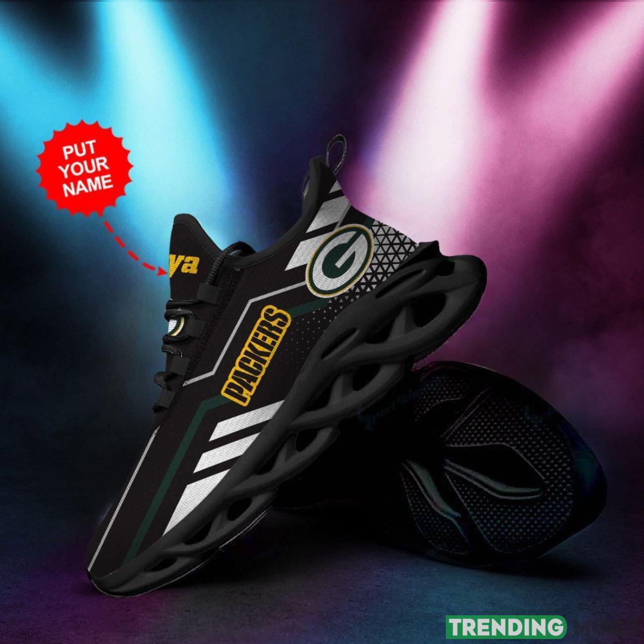Green Bay Packers Custom Personalized Max Soul Sneakers Running Sports Shoes Personalized Name Product Photo 1 Green Bay Packers Custom Personalized Max Soul Sneakers Running Sports Shoes Personalized Name Product Photo 1