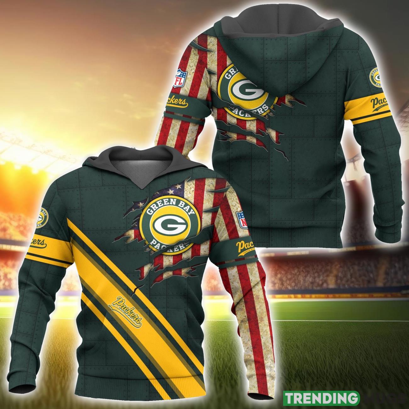 Green Bay Packers NFL Sport Team 3D Hoodie For Fans Product Photo 1 Green Bay Packers NFL Sport Team 3D Hoodie For Fans Product Photo 1