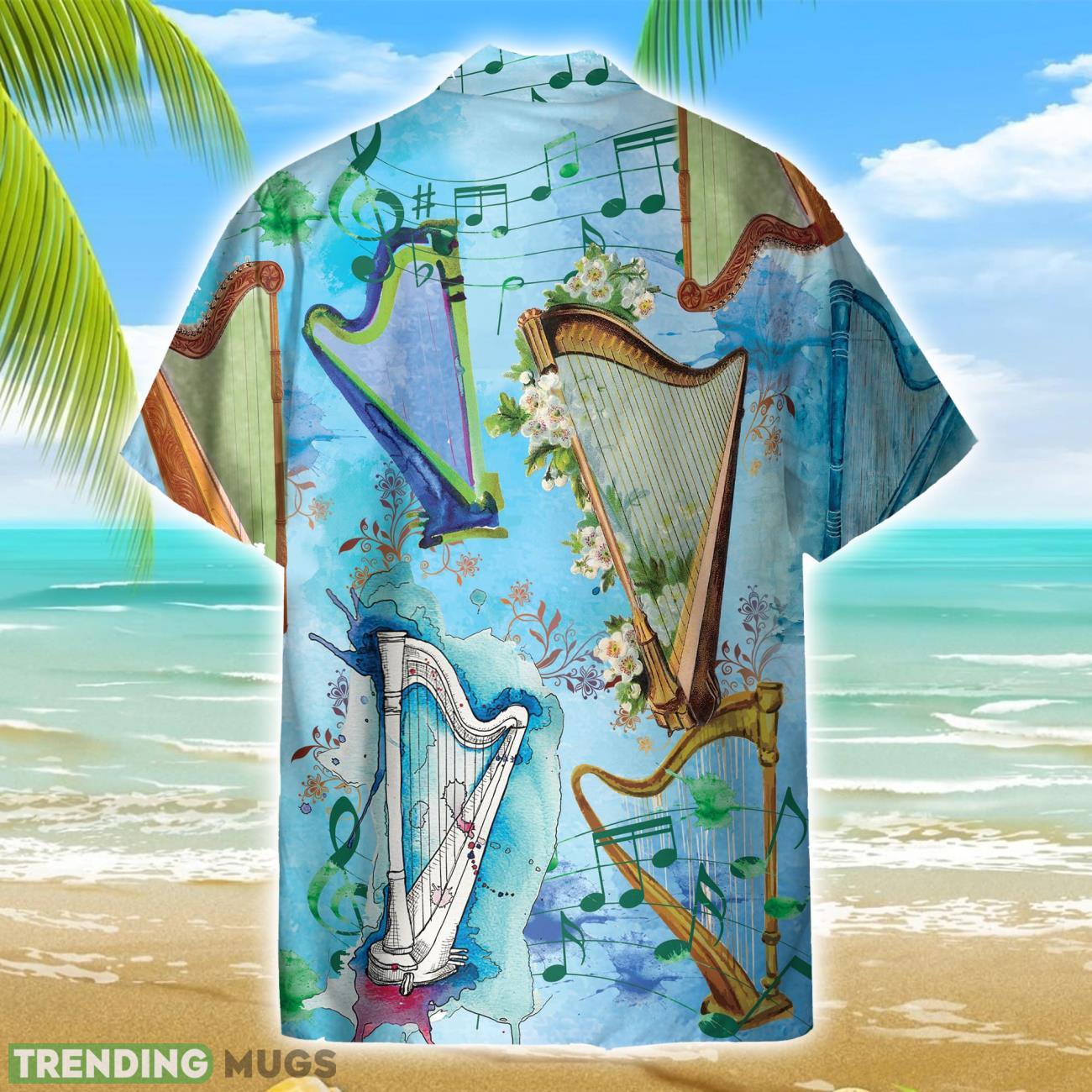 Harp Is My Life AOP Hawaiian Shirt Beach Lover Gift Hawaii Shirt Hawaiian Shirt Harp Is My Life AOP Hawaiian Shirt Beach Lover Gift Hawaii Shirt Hawaiian Shirt