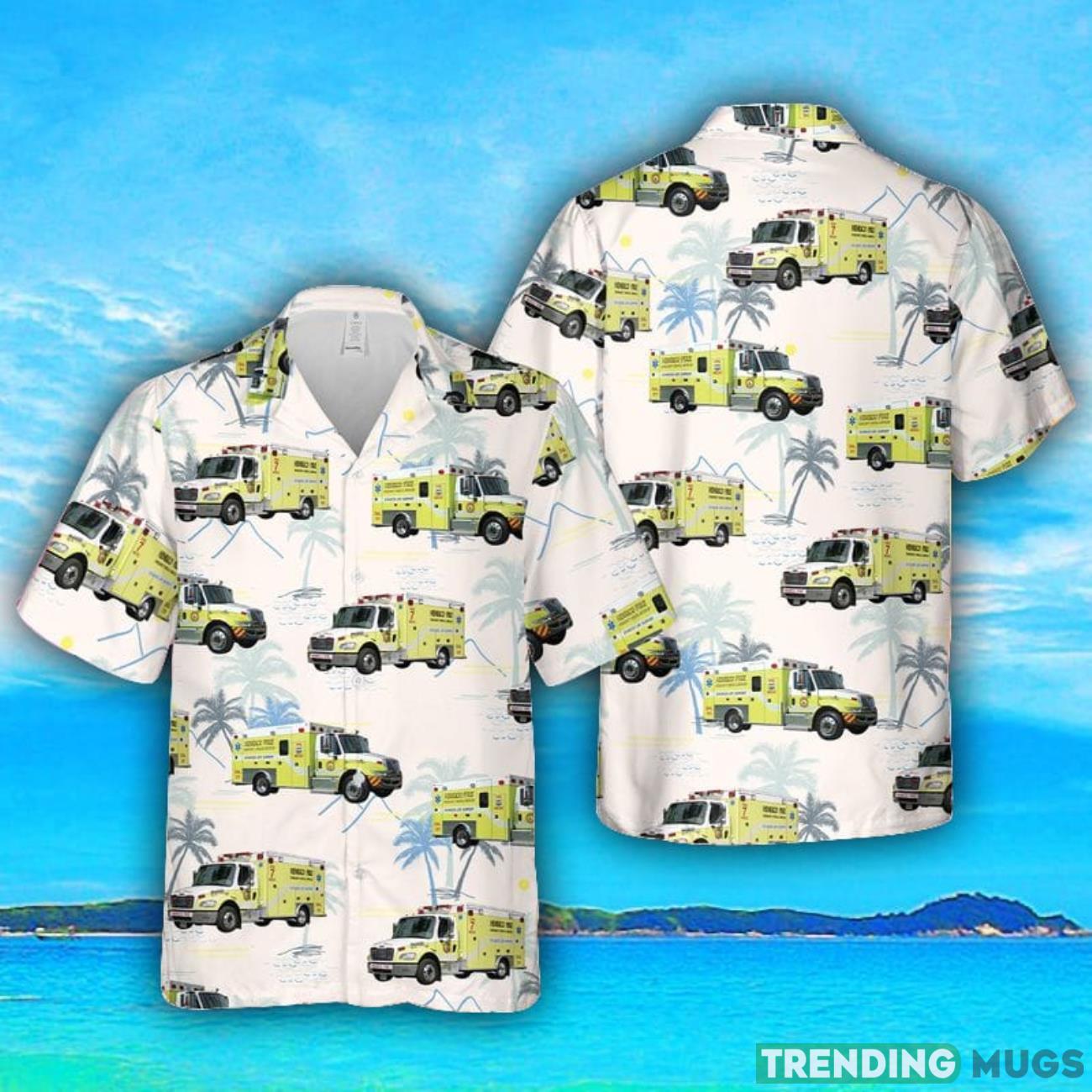 Henrico County EMS Ambulance Hawaiian Shirt Men And Women Summer Shirt Beach Lover Gift Product Photo 1 Henrico County EMS Ambulance Hawaiian Shirt Men And Women Summer Shirt Beach Lover Gift Product Photo 1