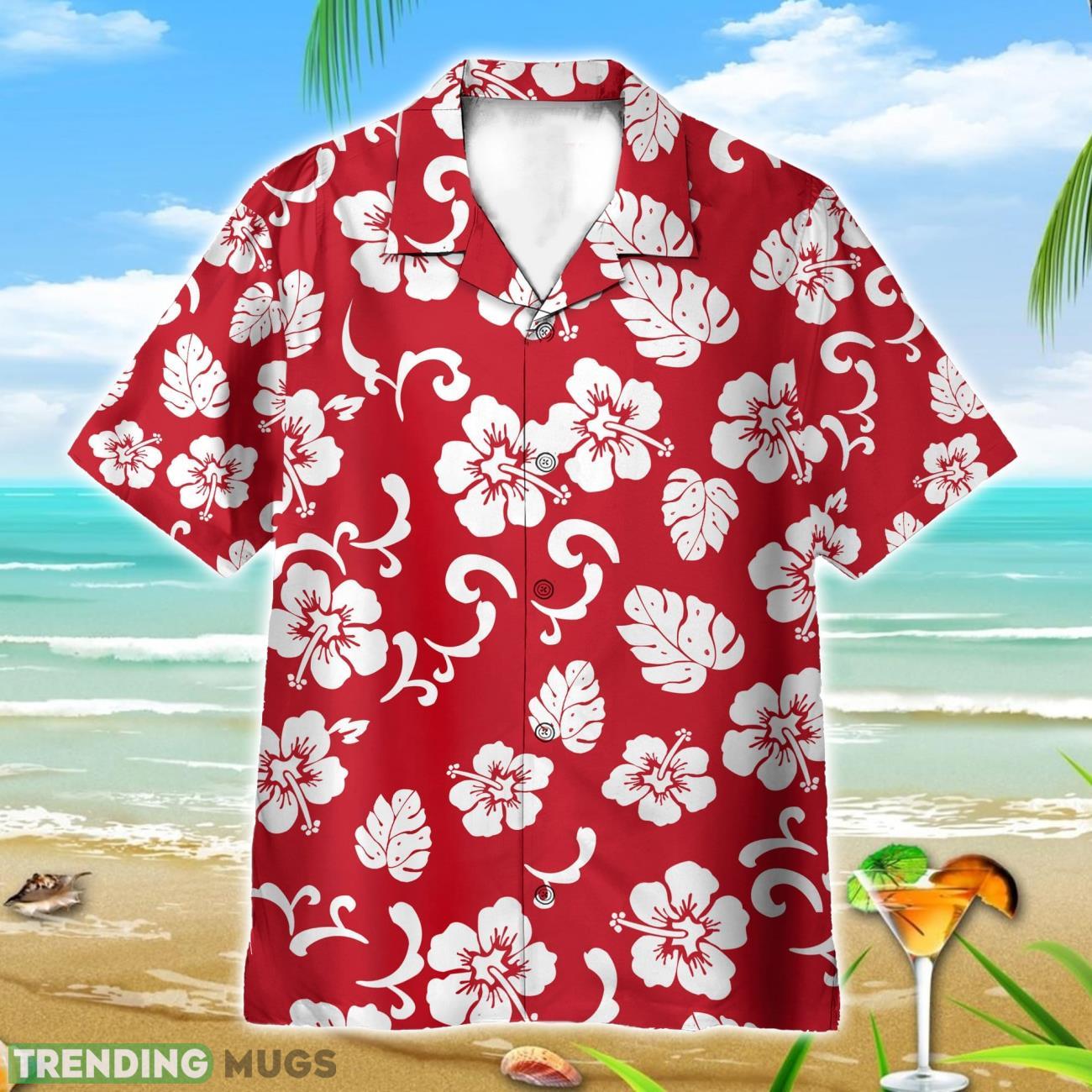 Hibicus Flowers AOP Hawaiian Shirt Beach Lover Gift Hawaii Shirt Product Photo 1