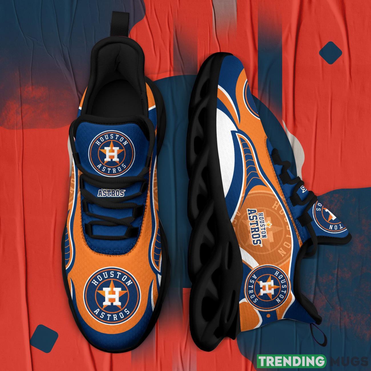 Houston Astros Max Soul Shoes Footabll Sneakers For Men Women Max Soul Houston Astros Max Soul Shoes Footabll Sneakers For Men Women Max Soul