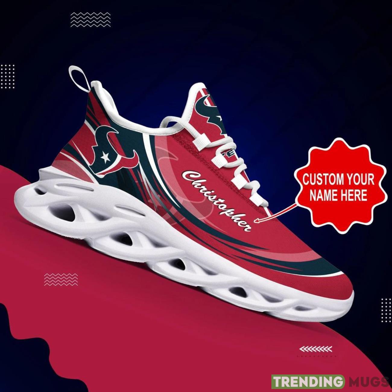 Houston Texans NFL Football Fans Max Soul Shoes Sneakers Personalized Name Gifts Men Women Shoes Product Photo 1