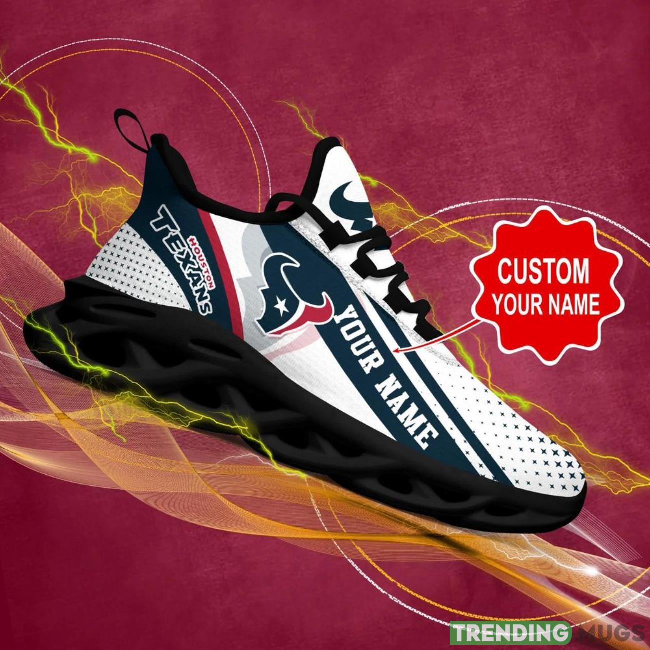 Houston Texans NFL Max Soul Shoes Custom Name National Football League Fans Gifts For NFL Fans Max Soul Houston Texans NFL Max Soul Shoes Custom Name National Football League Fans Gifts For NFL Fans Max Soul