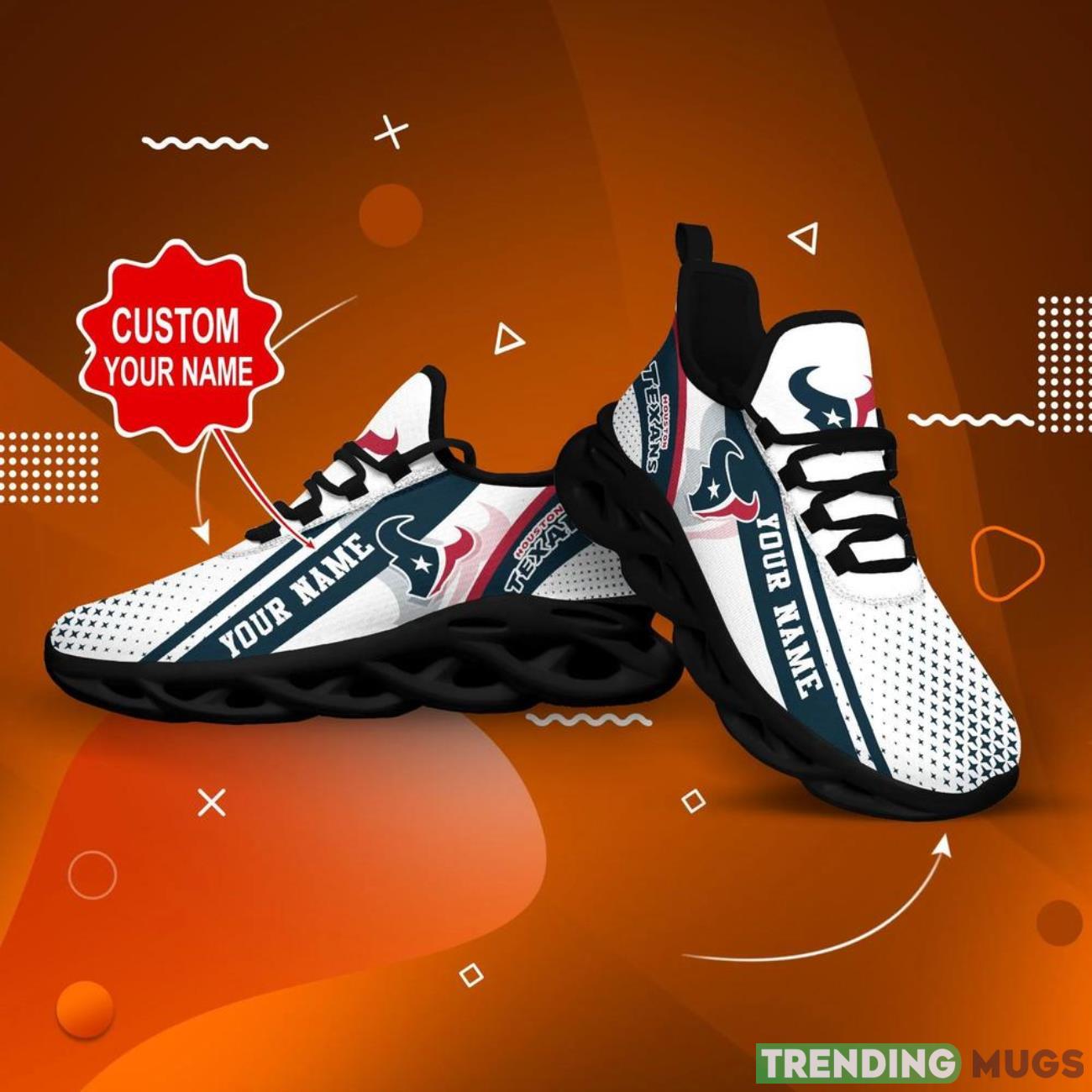 Houston Texans NFL Max Soul Shoes Custom Name National Football League Fans Gifts For NFL Fans Max Soul Houston Texans NFL Max Soul Shoes Custom Name National Football League Fans Gifts For NFL Fans Max Soul