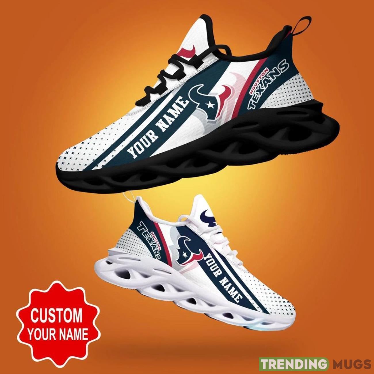 Houston Texans NFL Max Soul Shoes Custom Name National Football League Fans Gifts For NFL Fans Product Photo 1 Houston Texans NFL Max Soul Shoes Custom Name National Football League Fans Gifts For NFL Fans Product Photo 1