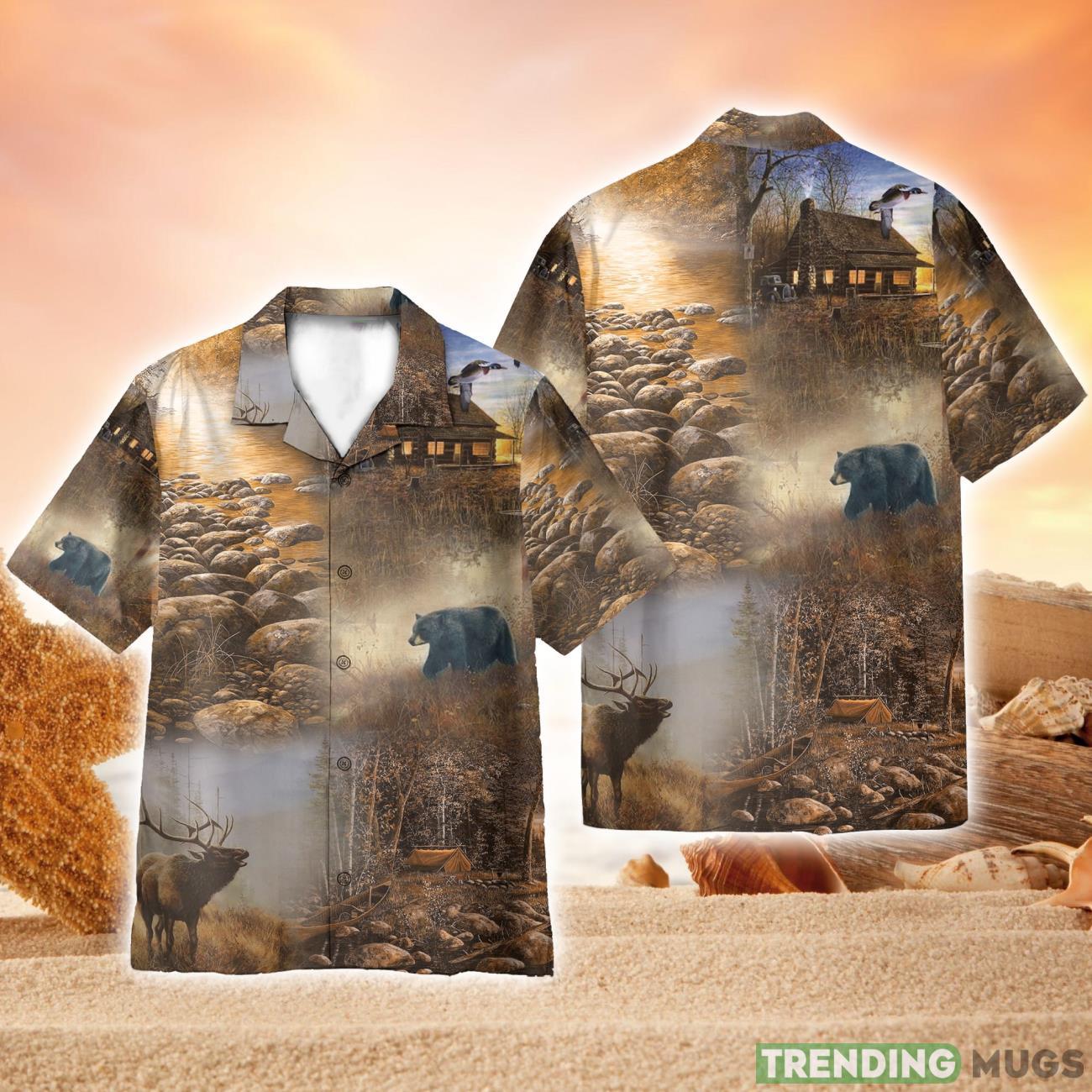 Hunting Camo Full Printed Hawaiian Shirt Beach Shirt Product Photo 1 Hunting Camo Full Printed Hawaiian Shirt Beach Shirt Product Photo 1