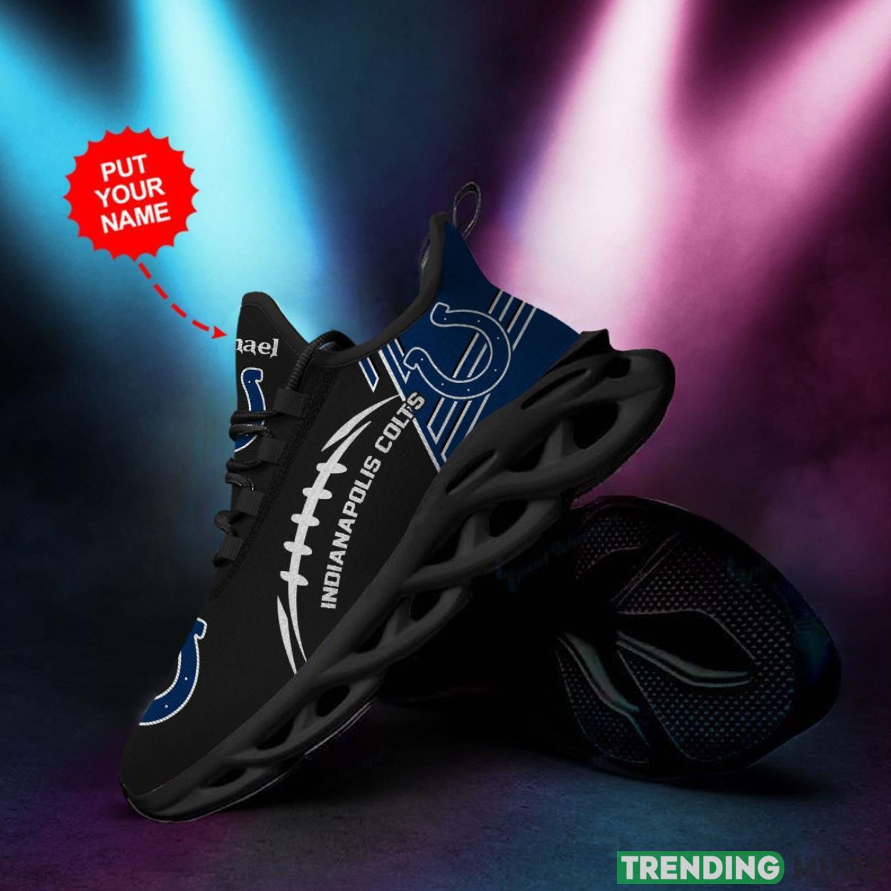 Indianapolis Colts Custom Personalized Max Soul Sneakers Running Full Printed Sports Running Shoes Product Photo 1