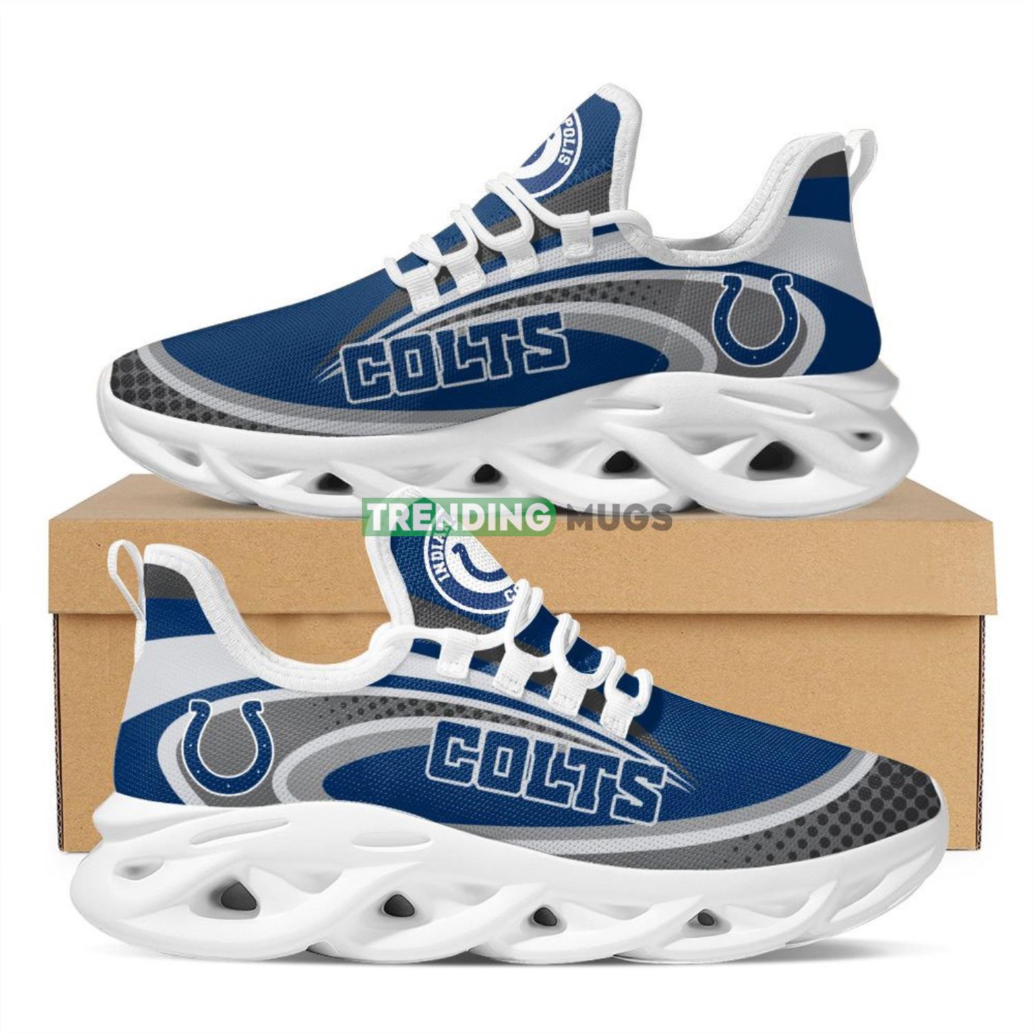 Indianapolis Colts Max Soul Sneakers Comfortable Men Women Shoes Max Soul Indianapolis Colts Max Soul Sneakers Comfortable Men Women Shoes Max Soul