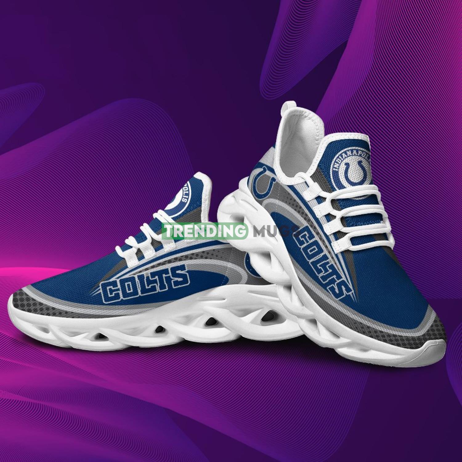 Indianapolis Colts Max Soul Sneakers Comfortable Men Women Shoes Max Soul Indianapolis Colts Max Soul Sneakers Comfortable Men Women Shoes Max Soul