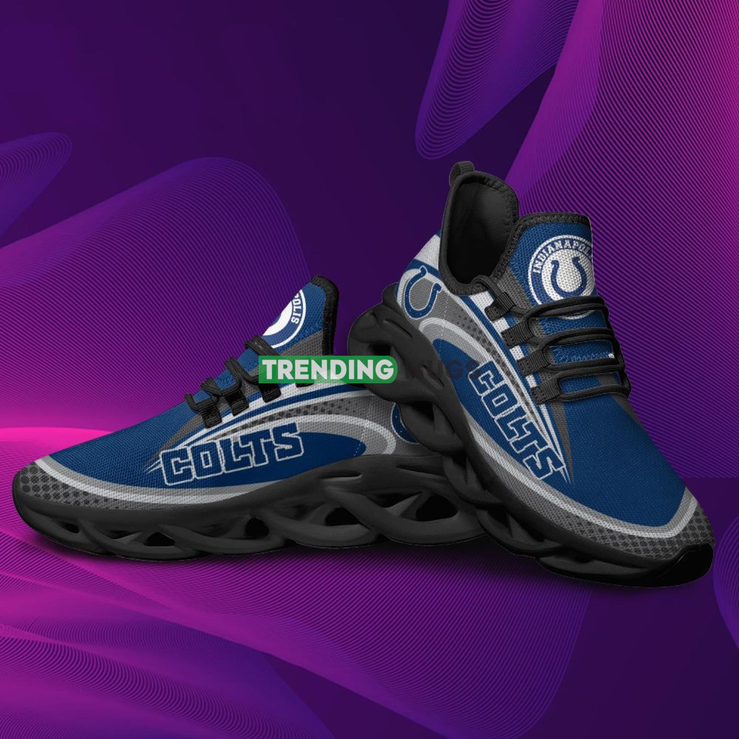 Indianapolis Colts Max Soul Sneakers Comfortable Men Women Shoes Max Soul Indianapolis Colts Max Soul Sneakers Comfortable Men Women Shoes Max Soul