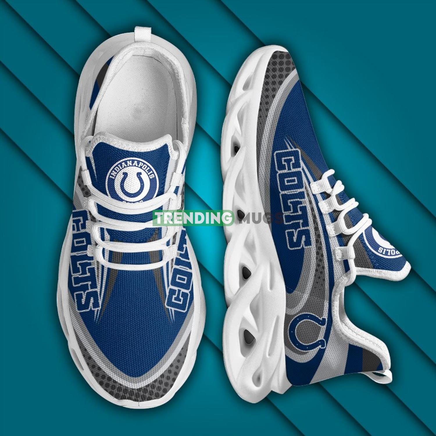 Indianapolis Colts Max Soul Sneakers Comfortable Men Women Shoes Max Soul Indianapolis Colts Max Soul Sneakers Comfortable Men Women Shoes Max Soul
