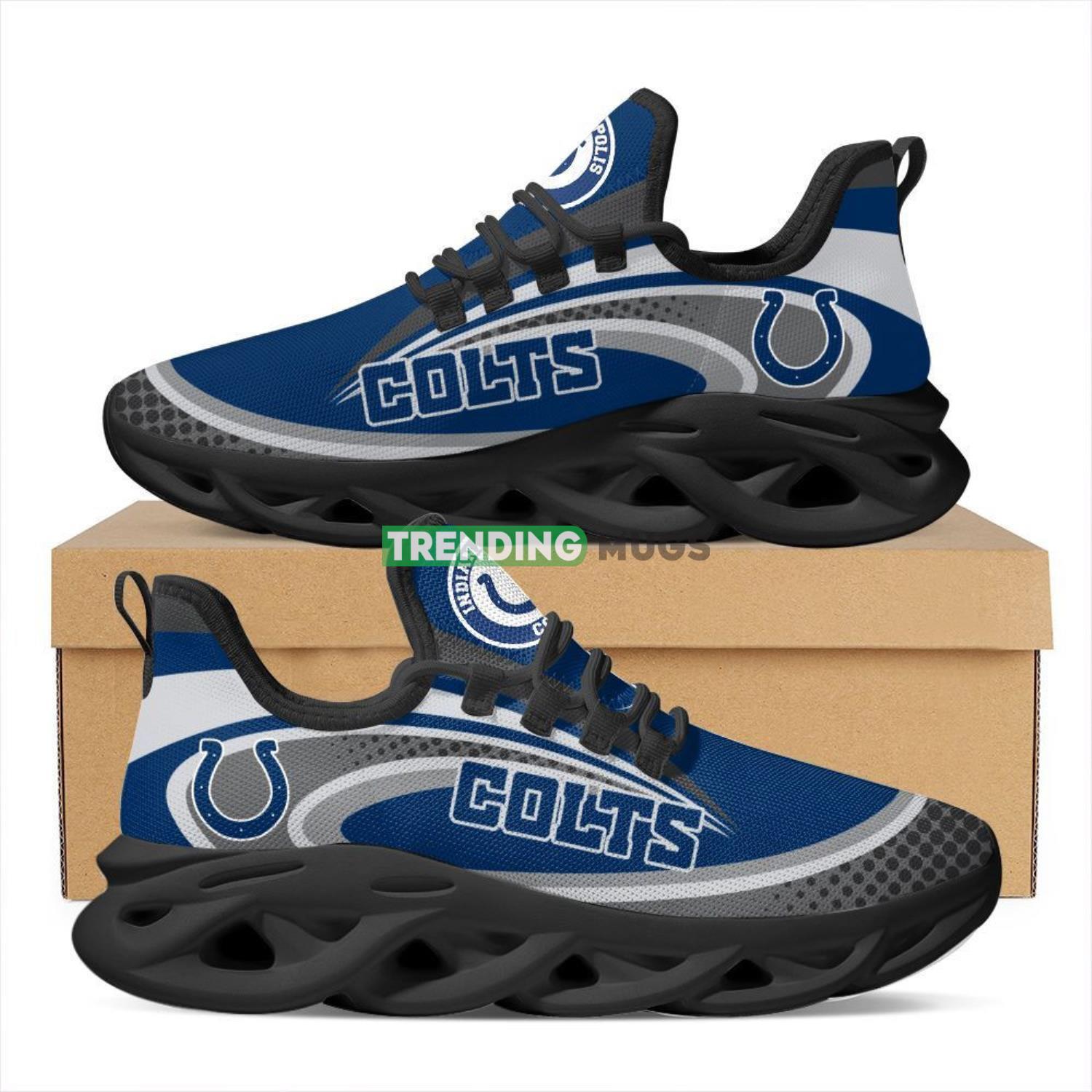 Indianapolis Colts Max Soul Sneakers Comfortable Men Women Shoes Product Photo 1 Indianapolis Colts Max Soul Sneakers Comfortable Men Women Shoes Product Photo 1