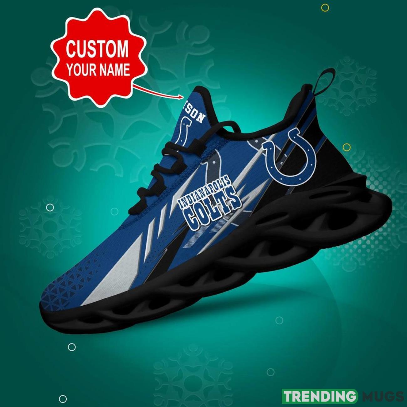 Indianapolis Colts NFL Max Soul Shoes Custom Name National Football League Fans Gifts For NFL Fans Max Soul Indianapolis Colts NFL Max Soul Shoes Custom Name National Football League Fans Gifts For NFL Fans Max Soul