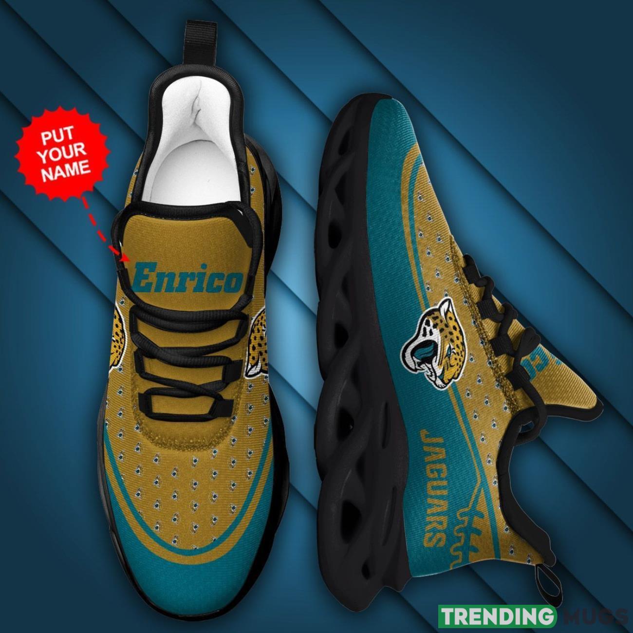 Jacksonville Jaguars Custom Personalized Max Soul Sneakers Running Sports Shoes Max Soul Jacksonville Jaguars Custom Personalized Max Soul Sneakers Running Sports Shoes Max Soul