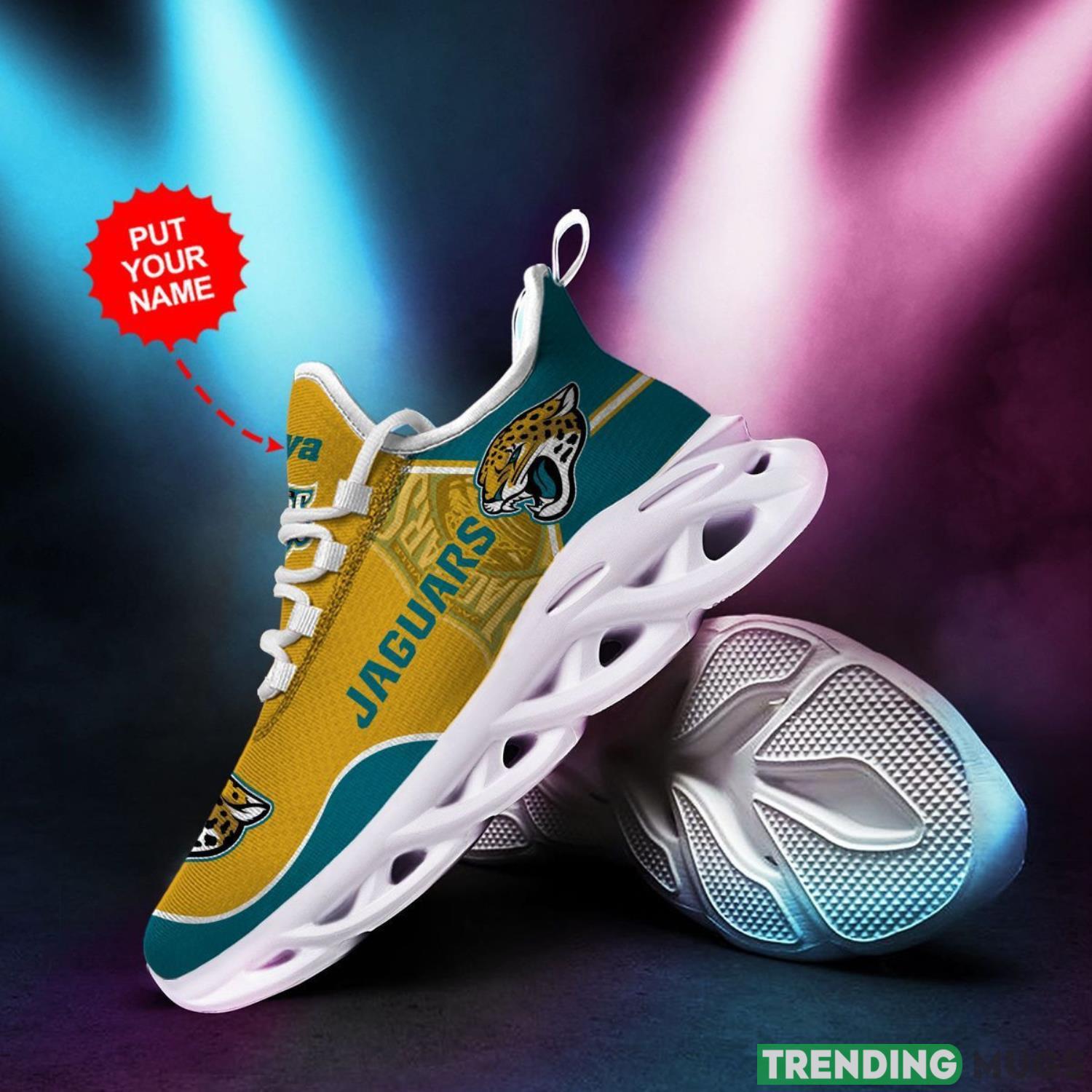 Jacksonville Jaguars Custom Personalized Max Soul Sneakers Running Sports Shoes For Men Women Custom Name Max Soul Jacksonville Jaguars Custom Personalized Max Soul Sneakers Running Sports Shoes For Men Women Custom Name Max Soul