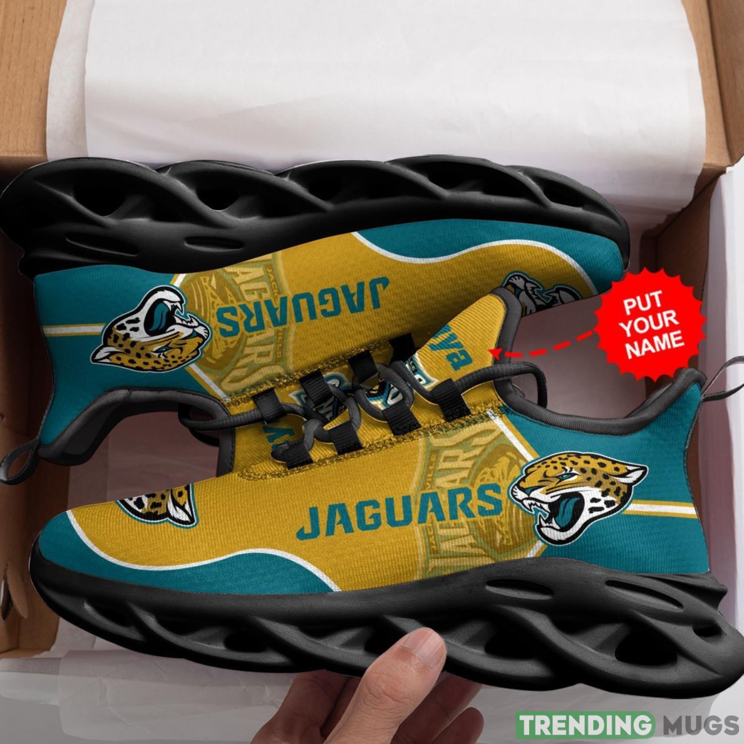 Jacksonville Jaguars Custom Personalized Max Soul Sneakers Running Sports Shoes For Men Women Custom Name Max Soul Jacksonville Jaguars Custom Personalized Max Soul Sneakers Running Sports Shoes For Men Women Custom Name Max Soul