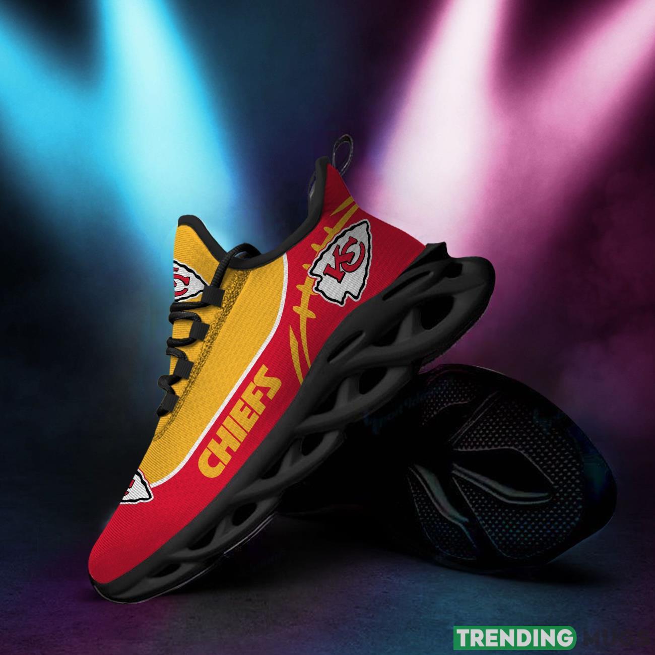 Kansas City Chiefs Custom Name Personalized Max Soul Sneakers Running Full Printed Sports Running Shoes Max Soul Kansas City Chiefs Custom Name Personalized Max Soul Sneakers Running Full Printed Sports Running Shoes Max Soul