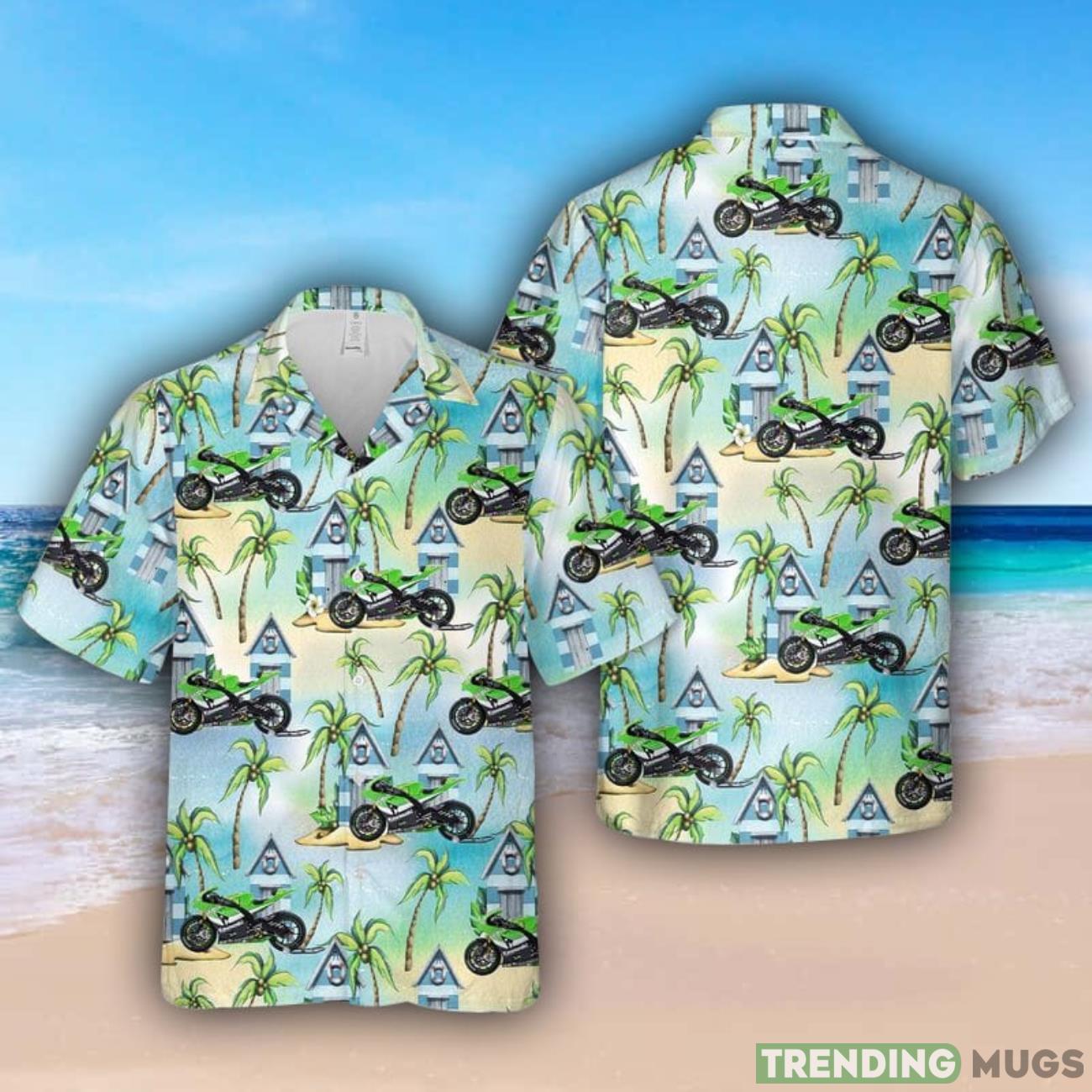 Kawasaki Ninja ZX-RR Aloha Hawaiian Shirt Beach Gift Short Sleeve Shirt Product Photo 1 Kawasaki Ninja ZX-RR Aloha Hawaiian Shirt Beach Gift Short Sleeve Shirt Product Photo 1