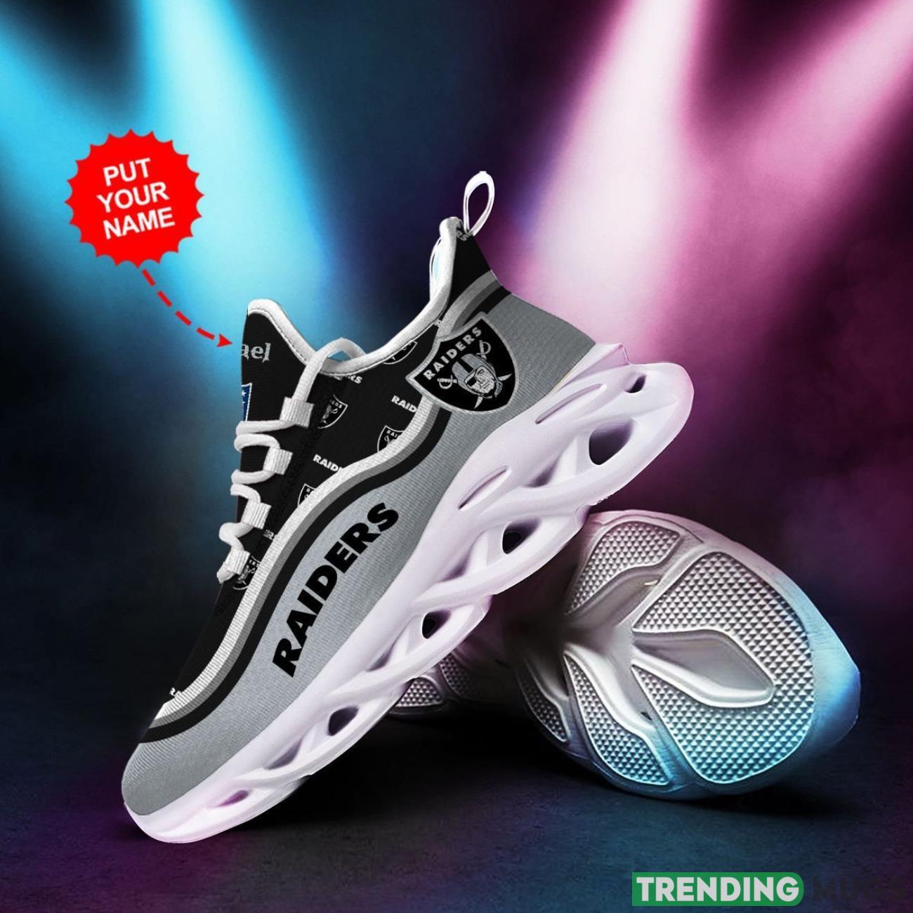 Las Vegas Raiders Custom Personalized Max Soul Sneakers Running Full Printed Sports Running Shoes Max Soul Las Vegas Raiders Custom Personalized Max Soul Sneakers Running Full Printed Sports Running Shoes Max Soul