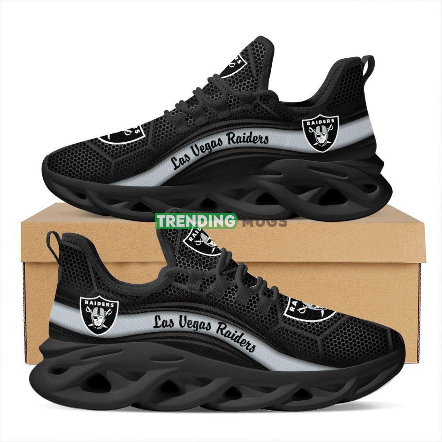 Las Vegas Raiders Max Soul Sneakers Comfortable Men Women Shoes Product Photo 1 Las Vegas Raiders Max Soul Sneakers Comfortable Men Women Shoes Product Photo 1