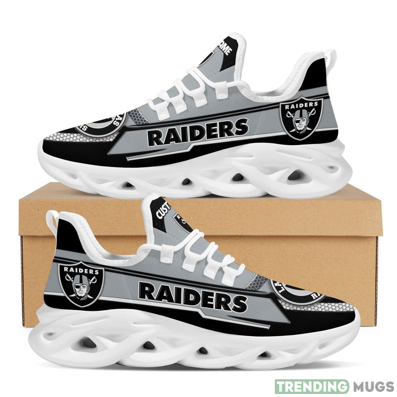 Las Vegas RaidersFootball Team Symbol Geometric Pattern Custom Name Personalized 3D All Over Print Max Soul Sneakers Max Soul Las Vegas RaidersFootball Team Symbol Geometric Pattern Custom Name Personalized 3D All Over Print Max Soul Sneakers Max Soul