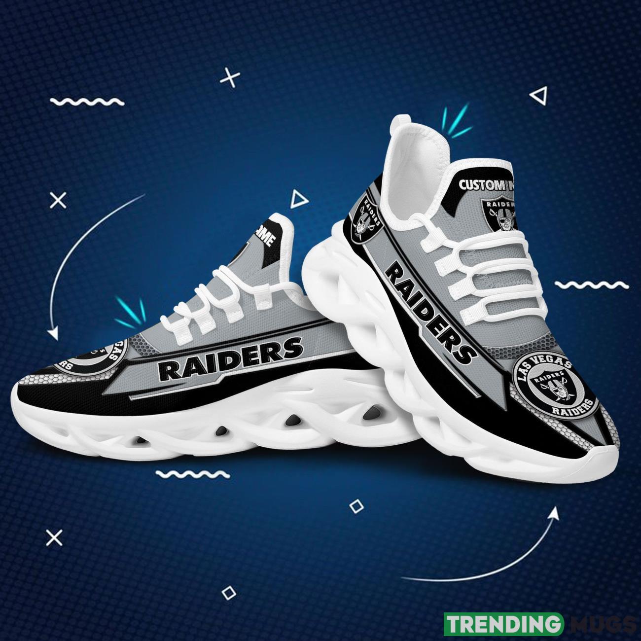 Las Vegas RaidersFootball Team Symbol Geometric Pattern Custom Name Personalized 3D All Over Print Max Soul Sneakers Max Soul Las Vegas RaidersFootball Team Symbol Geometric Pattern Custom Name Personalized 3D All Over Print Max Soul Sneakers Max Soul