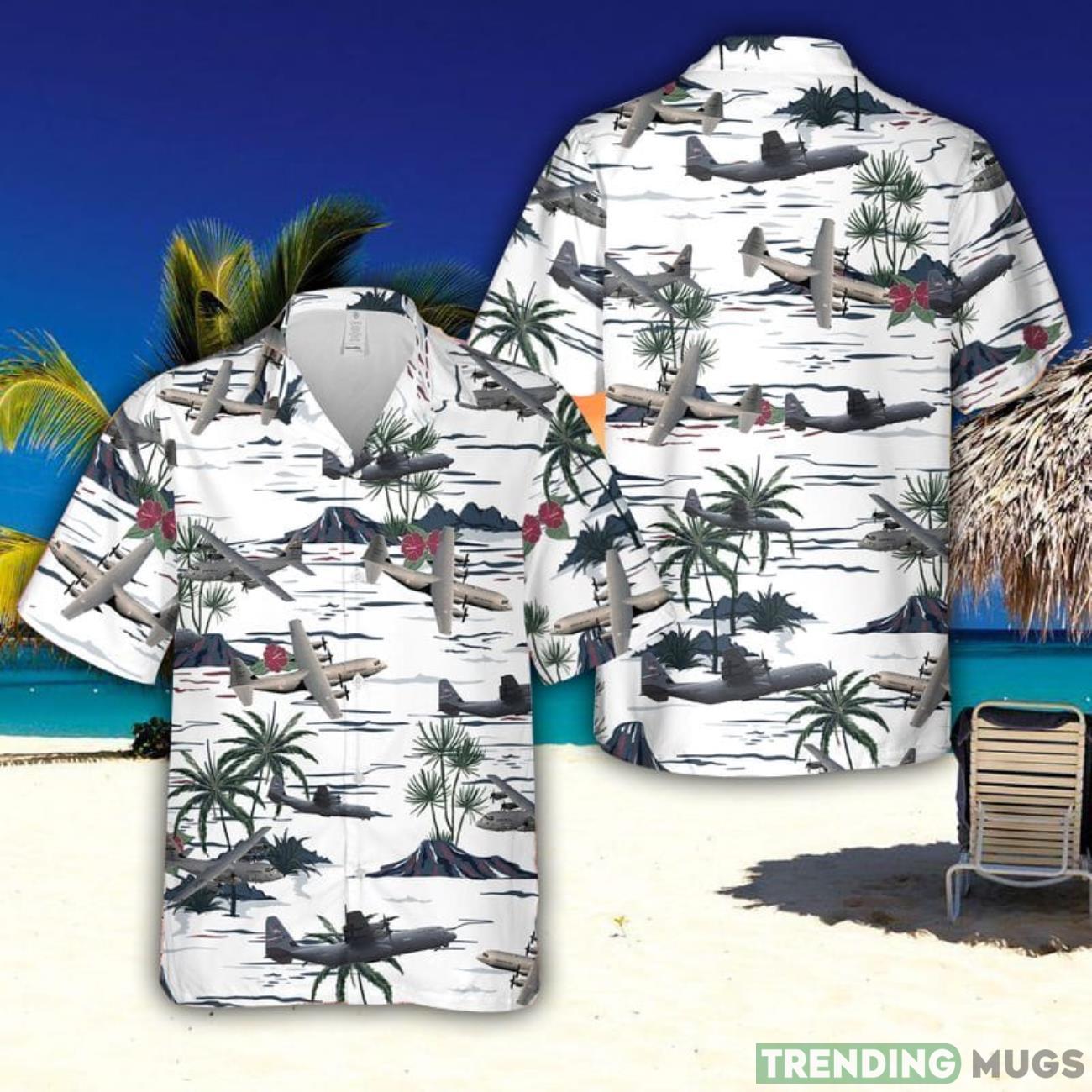 Lockheed Martin C-130J Super Hercules Summer Beach Gift 3D Hawaiian Shirt Product Photo 1 Lockheed Martin C-130J Super Hercules Summer Beach Gift 3D Hawaiian Shirt Product Photo 1