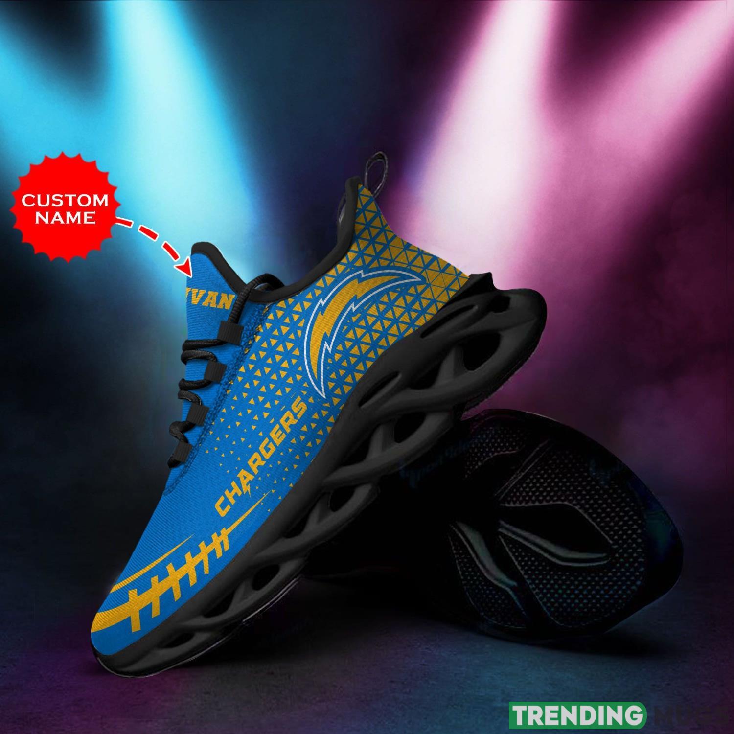 Los Angeles Chargers Custom Personalized Max Soul Sneakers Running Sports Shoes For Men Women Max Soul Los Angeles Chargers Custom Personalized Max Soul Sneakers Running Sports Shoes For Men Women Max Soul