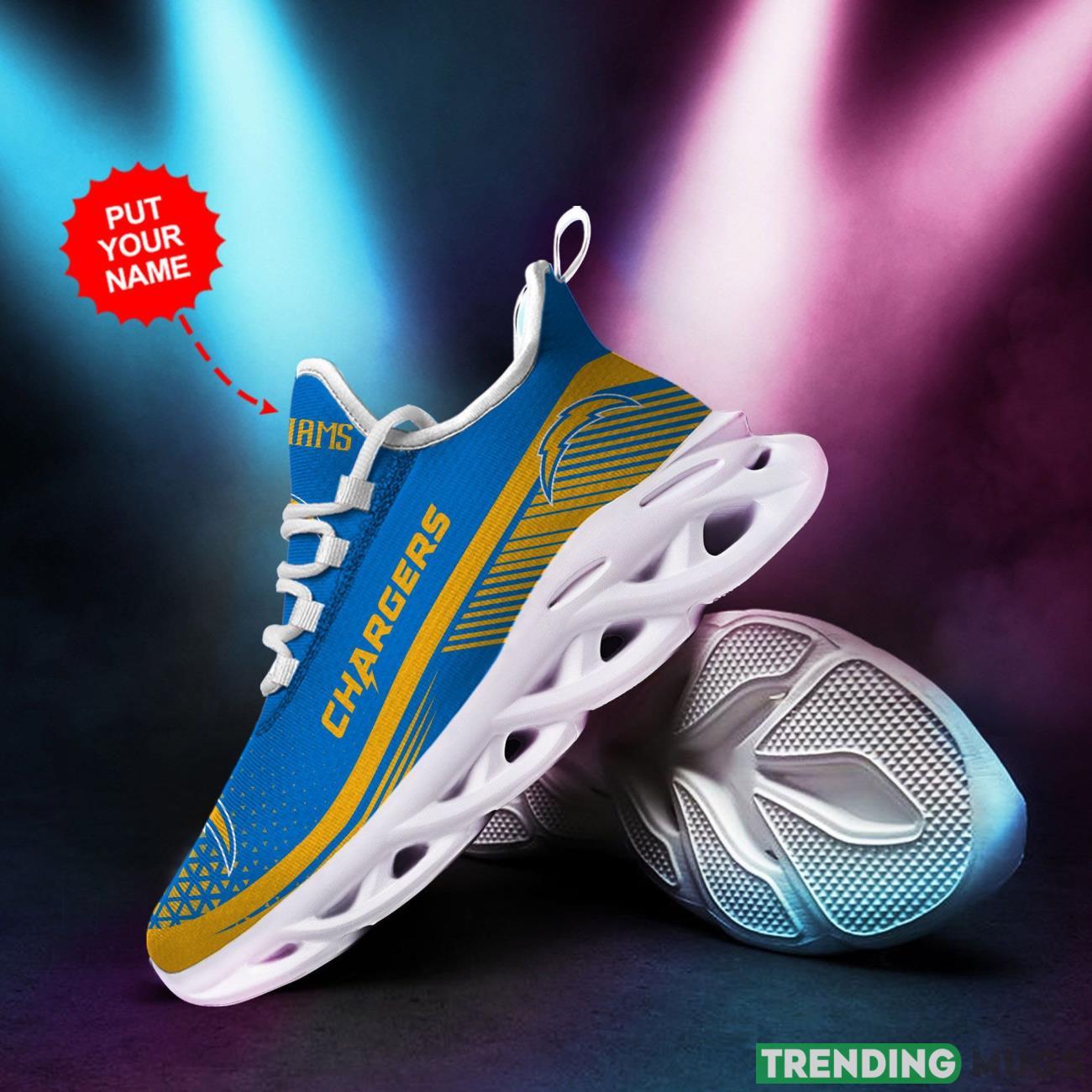 Los Angeles Chargers Personalized Name Max Soul Sneakers Running Sports Shoes Product Photo 1
