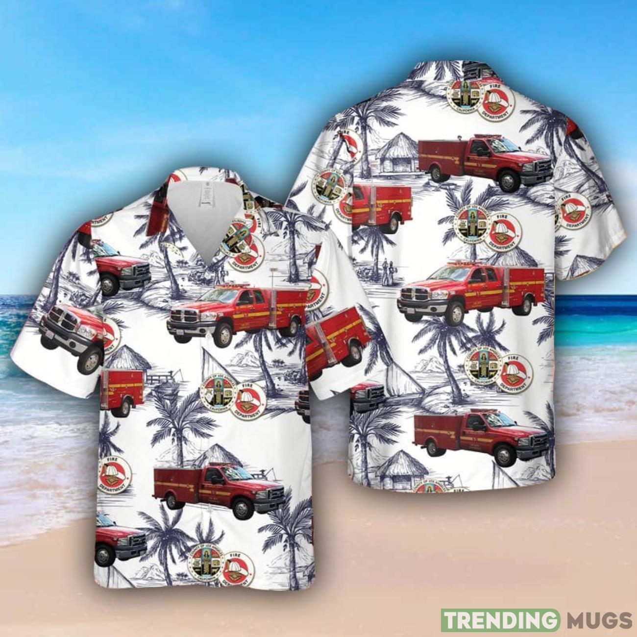 Los Angeles County Fire Department Paramedic Hawaiian Shirt Summner Vacation Shirt Product Photo 1 Los Angeles County Fire Department Paramedic Hawaiian Shirt Summner Vacation Shirt Product Photo 1