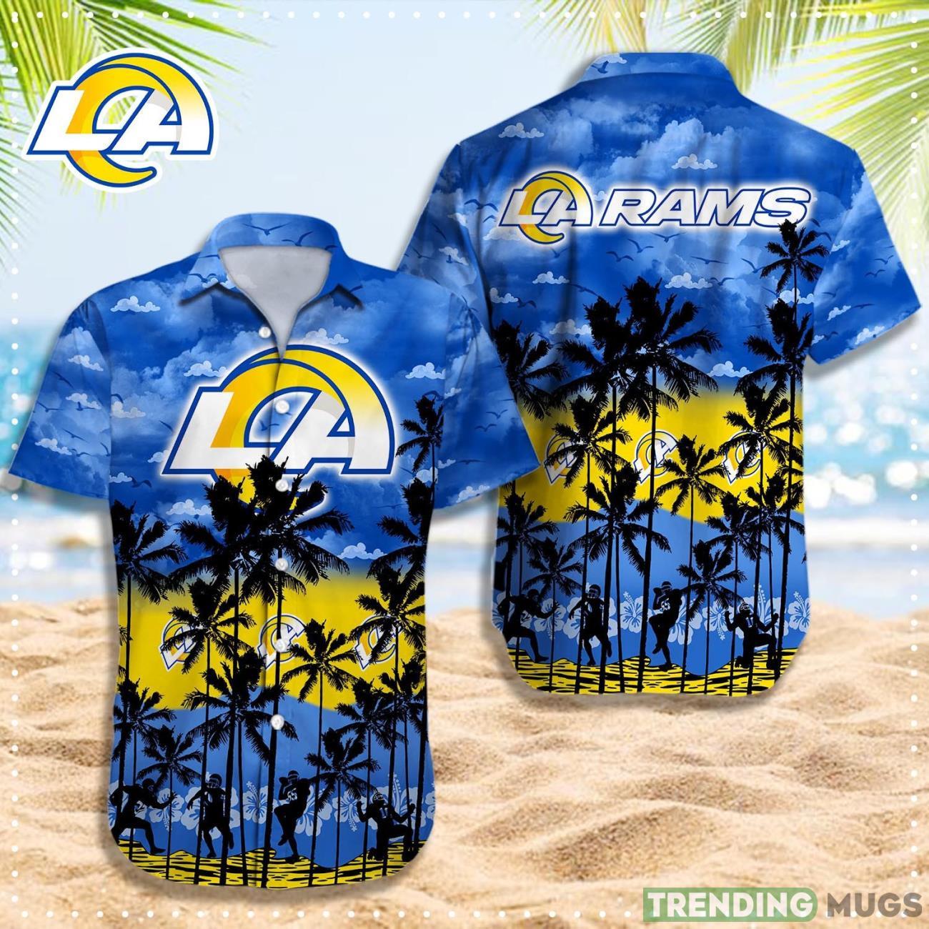 Los Angeles Rams NFL Hawaiian Shirt Summer Gift For Fans Beach Shirt Product Photo 1 Los Angeles Rams NFL Hawaiian Shirt Summer Gift For Fans Beach Shirt Product Photo 1