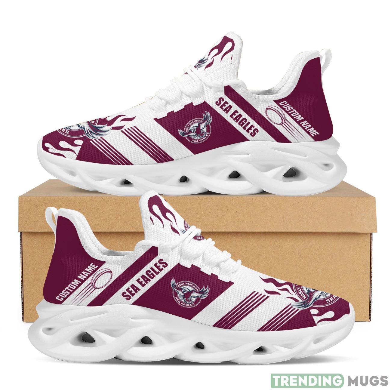 Manly-Warringah Sea Eagles Custom Personalized Name Max Soul Sneakers New Trends Sport Shoes Product Photo 1