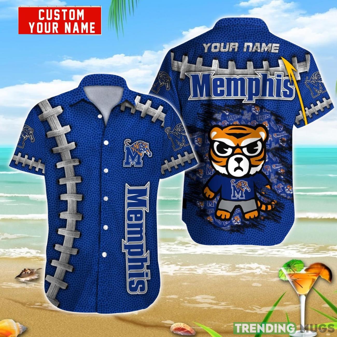 Memphis Tigers NCAA1 Custom Name Hawaiian Shirt Aloha Beach Summer Gift For Fans Product Photo 1 Memphis Tigers NCAA1 Custom Name Hawaiian Shirt Aloha Beach Summer Gift For Fans Product Photo 1