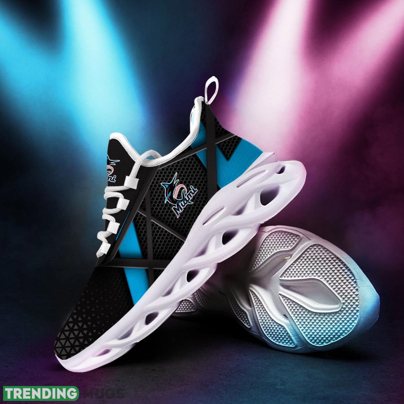 Miami Marlins Max Soul Sneakers Running Sports Gift Max Soul Miami Marlins Max Soul Sneakers Running Sports Gift Max Soul