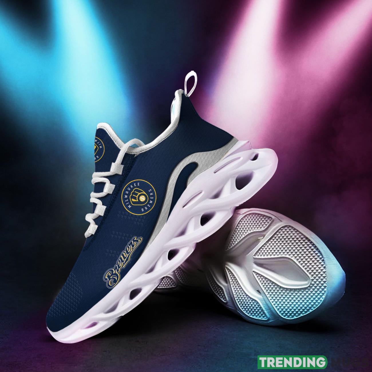 Milwaukee Brewers New Trending 3D Printed Max Soul Clunky Sneaker Shoes For Men Women Max Soul Milwaukee Brewers New Trending 3D Printed Max Soul Clunky Sneaker Shoes For Men Women Max Soul