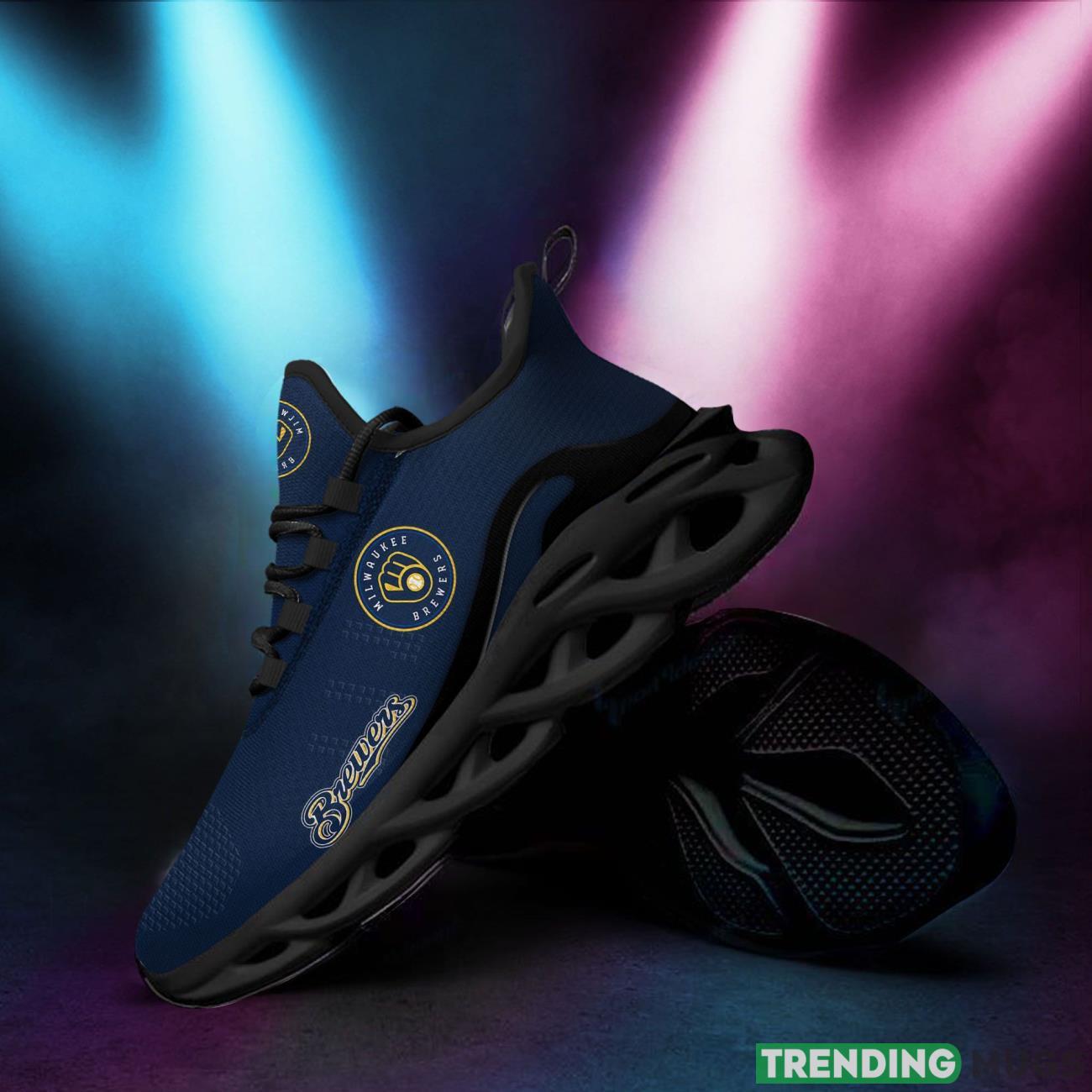 Milwaukee Brewers New Trending 3D Printed Max Soul Clunky Sneaker Shoes For Men Women Max Soul Milwaukee Brewers New Trending 3D Printed Max Soul Clunky Sneaker Shoes For Men Women Max Soul