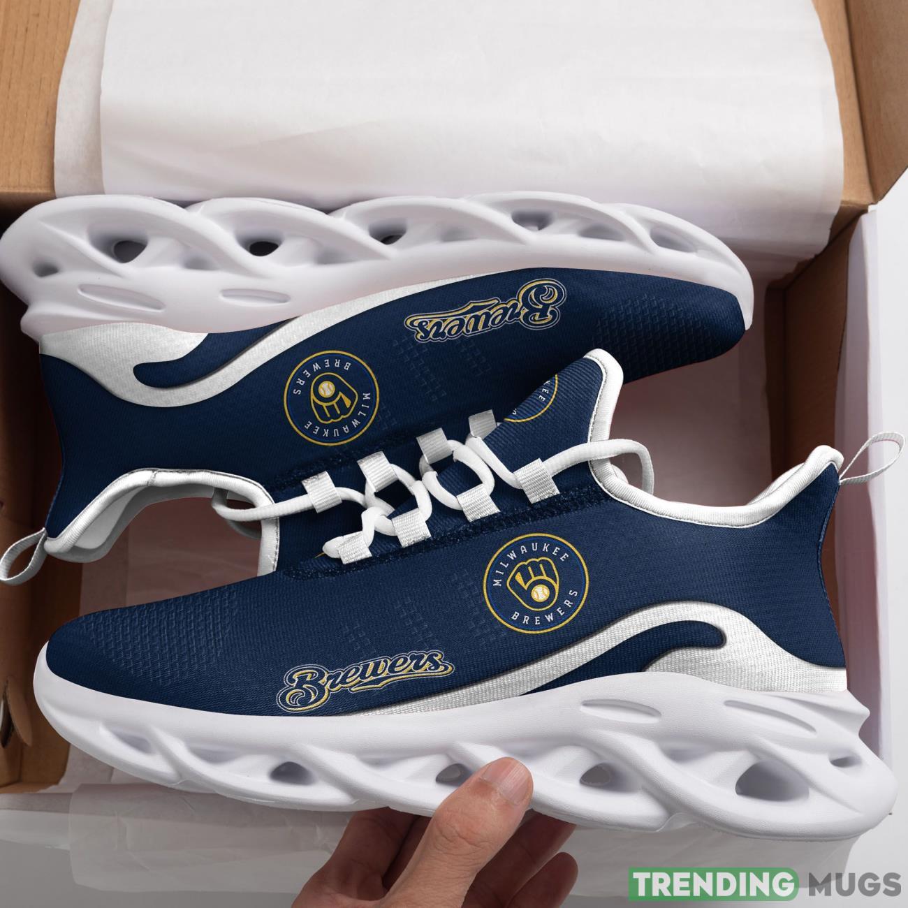 Milwaukee Brewers New Trending 3D Printed Max Soul Clunky Sneaker Shoes For Men Women Product Photo 1 Milwaukee Brewers New Trending 3D Printed Max Soul Clunky Sneaker Shoes For Men Women Product Photo 1