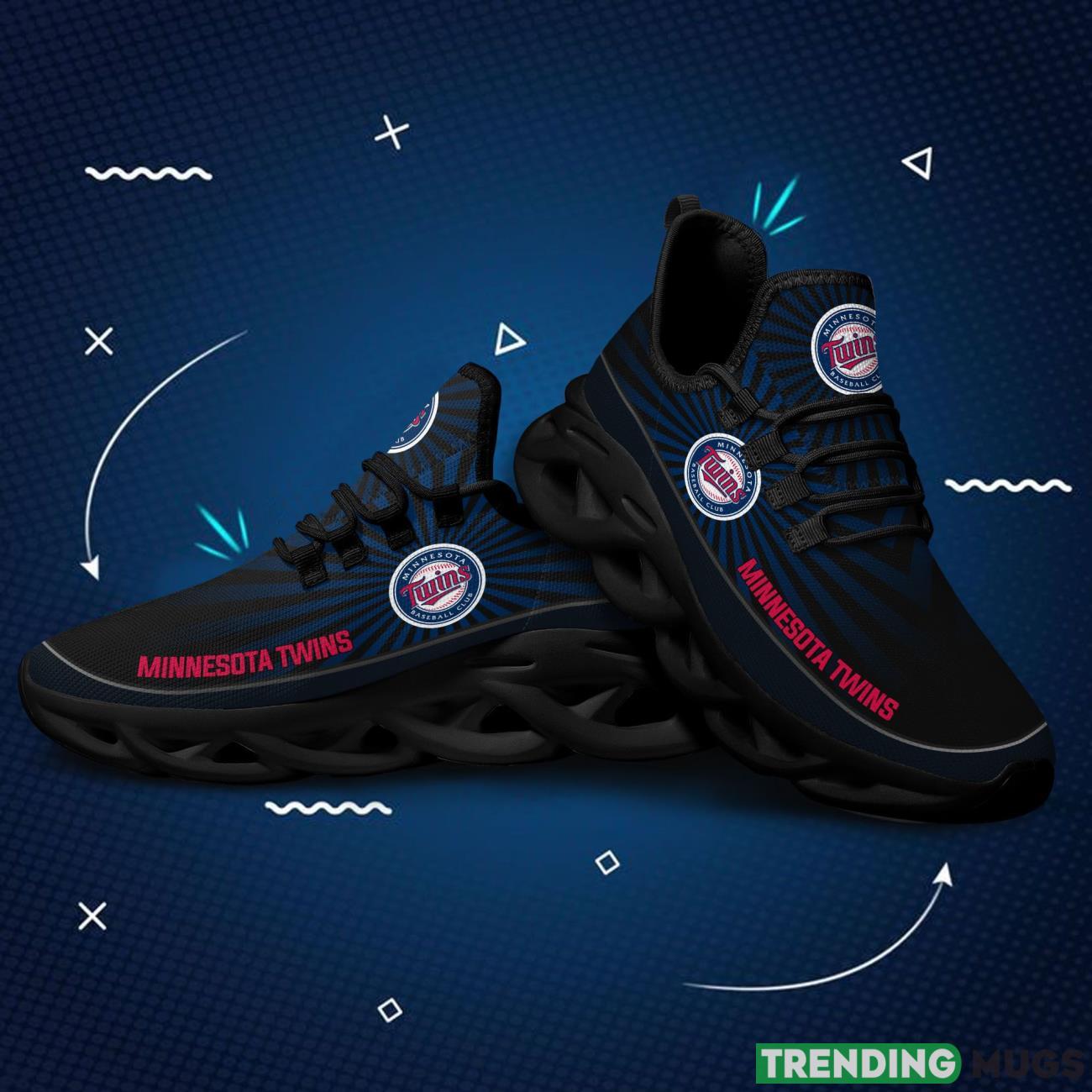 Minnesota Twins Light Flashes Design Trending Max Soul Clunky Sneaker Shoes For Mens Womens Major League Baseball Team Fans Max Soul Minnesota Twins Light Flashes Design Trending Max Soul Clunky Sneaker Shoes For Mens Womens Major League Baseball Team Fans Max Soul