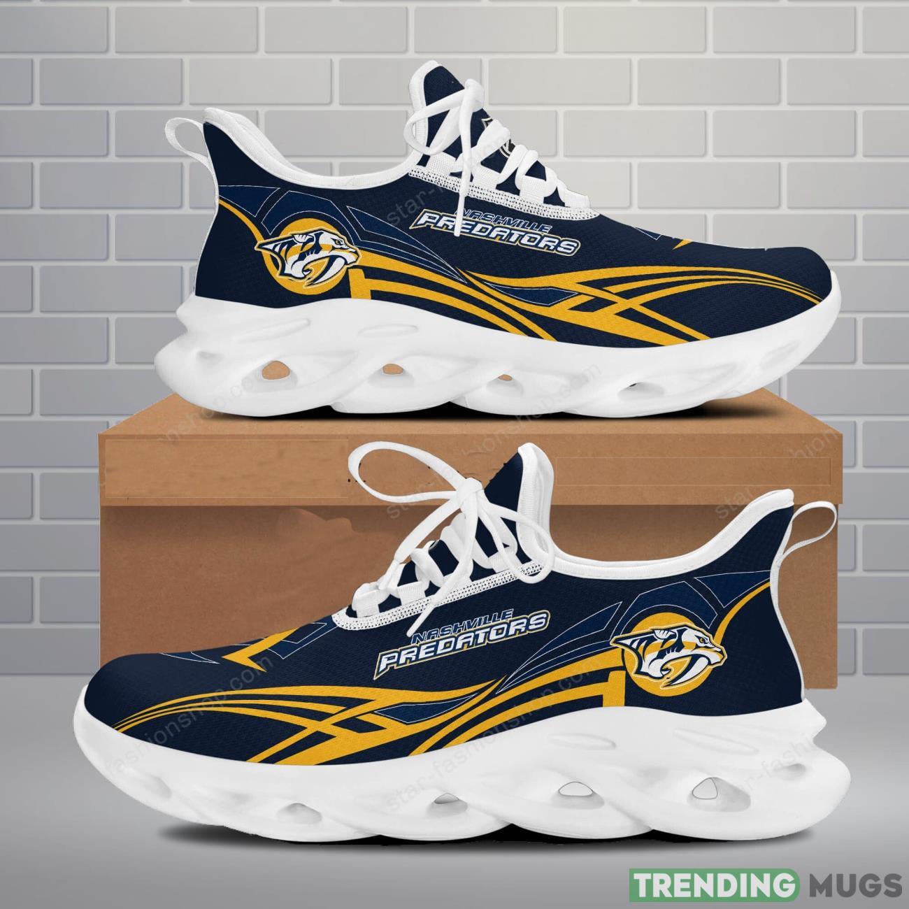 Nashville Predators Max Soul Shoes Sport Fans Gift Sneakers Product Photo 1 Nashville Predators Max Soul Shoes Sport Fans Gift Sneakers Product Photo 1