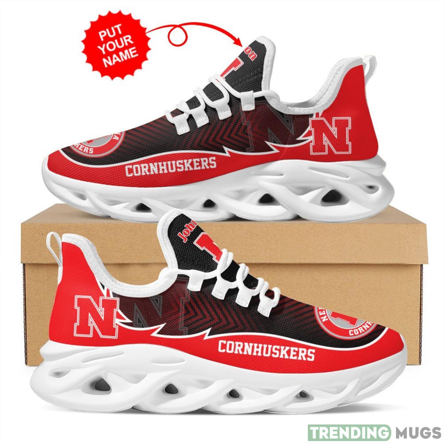 Nebraska Cornhuskers Custom Name Personalized Max Soul Sneakers Running Sports Shoes For Men Women Max Soul Nebraska Cornhuskers Custom Name Personalized Max Soul Sneakers Running Sports Shoes For Men Women Max Soul