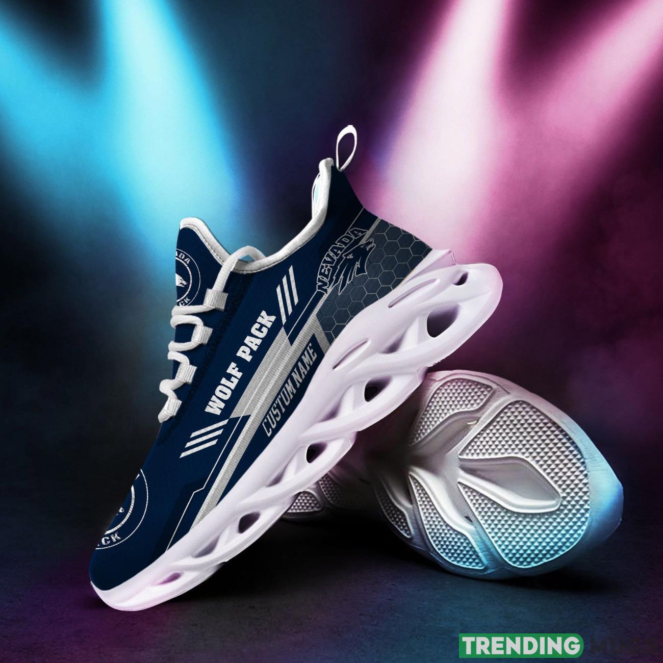 Nevada Wolf Pack Custom Personalized Max Soul Sneakers Running Sports Shoes Max Soul Nevada Wolf Pack Custom Personalized Max Soul Sneakers Running Sports Shoes Max Soul