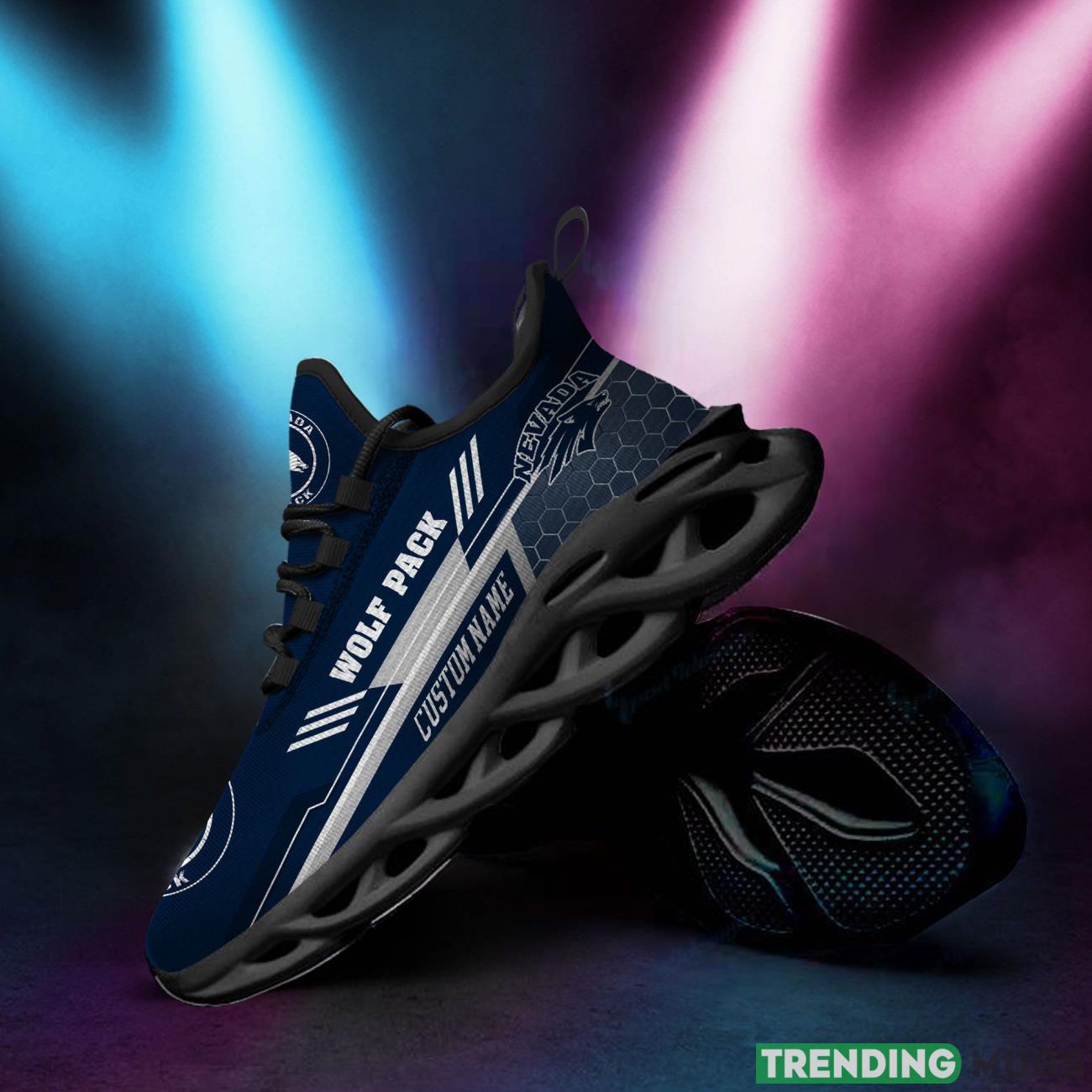 Nevada Wolf Pack Custom Personalized Max Soul Sneakers Running Sports Shoes Max Soul Nevada Wolf Pack Custom Personalized Max Soul Sneakers Running Sports Shoes Max Soul