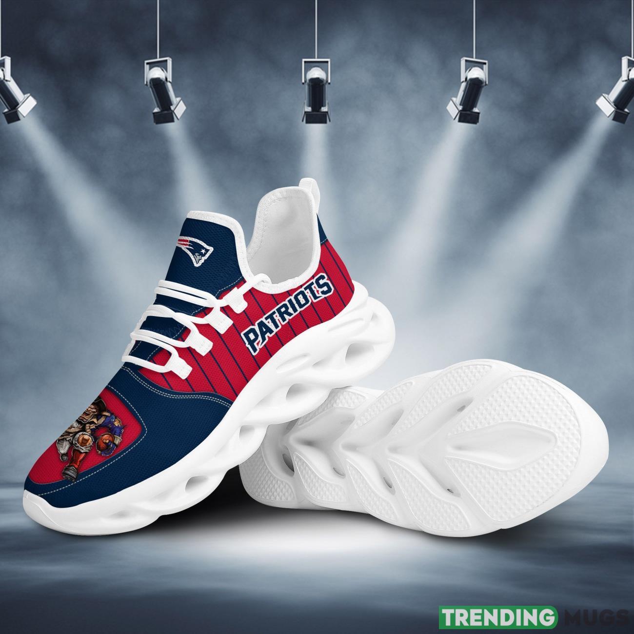 New England Patriots Custom Personalized Max Soul Sneakers Running Sports Shoes Max Soul New England Patriots Custom Personalized Max Soul Sneakers Running Sports Shoes Max Soul