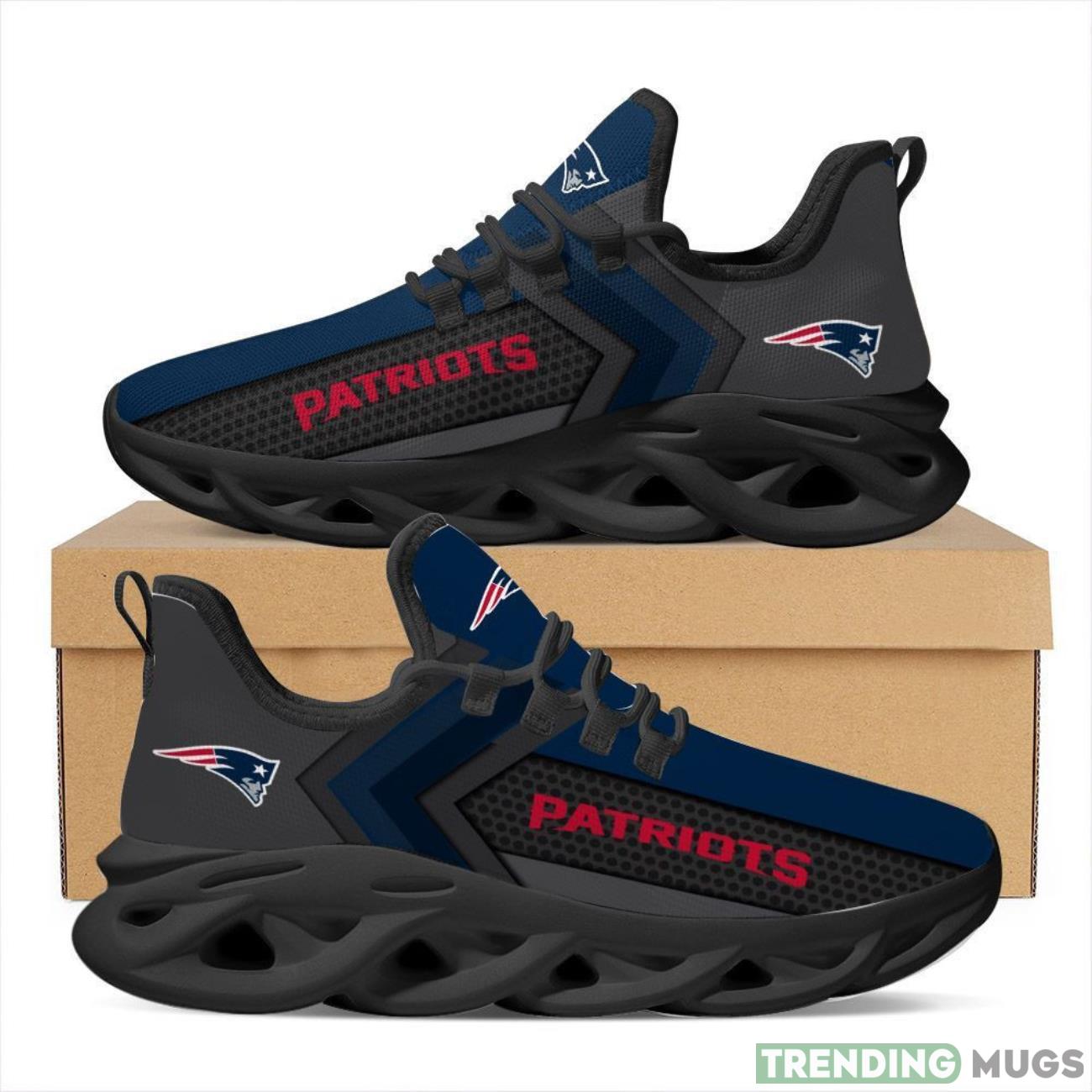 New England Patriots Max Soul Sneakers Running Full Printed Sports Running Shoes Product Photo 1