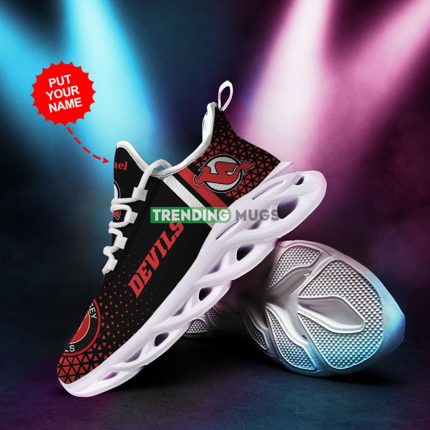 New Jersey Devils Custom Personalized Max Soul Sneakers Comfortable Men Women Shoes Max Soul New Jersey Devils Custom Personalized Max Soul Sneakers Comfortable Men Women Shoes Max Soul