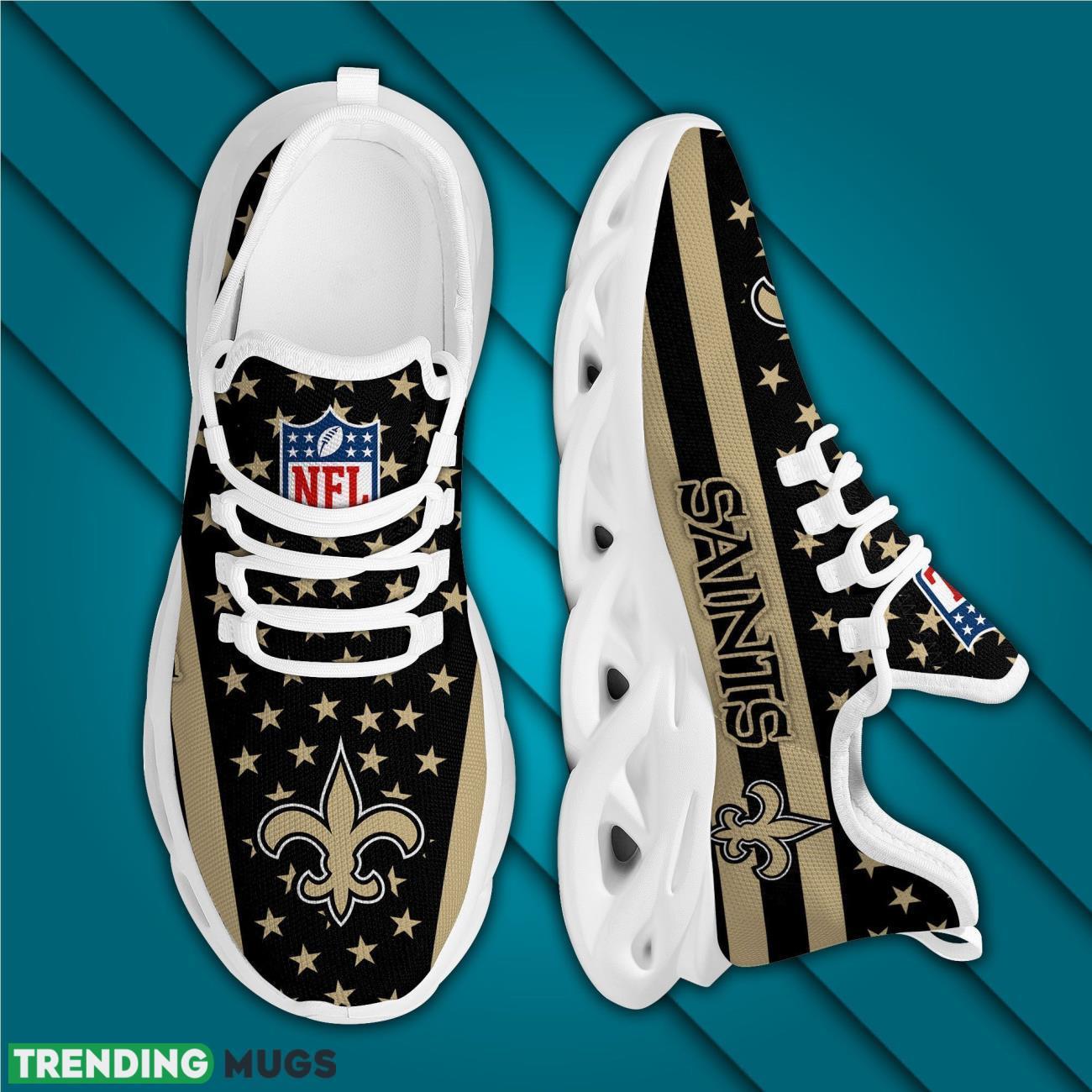 New Orleans Saints Max Soul Sneakers Running Sports Gift Max Soul New Orleans Saints Max Soul Sneakers Running Sports Gift Max Soul