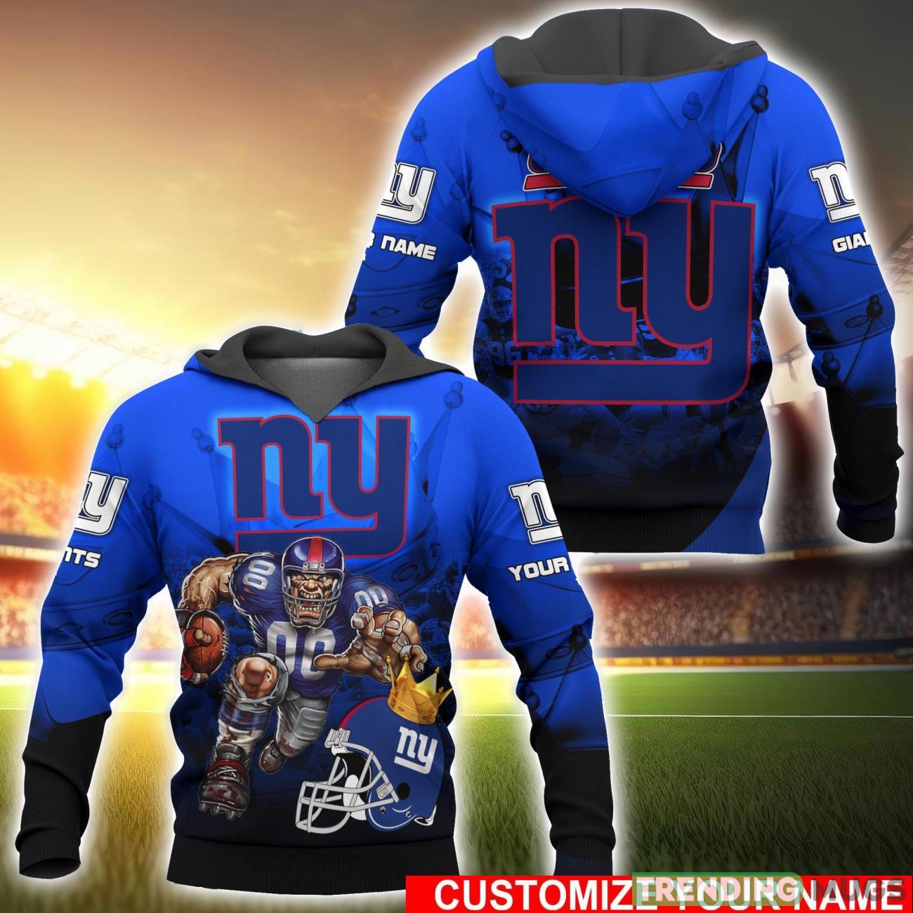 New York Giants NFL Hoodie 3D Custom Name Men And Women Sport Gift Product Photo 1