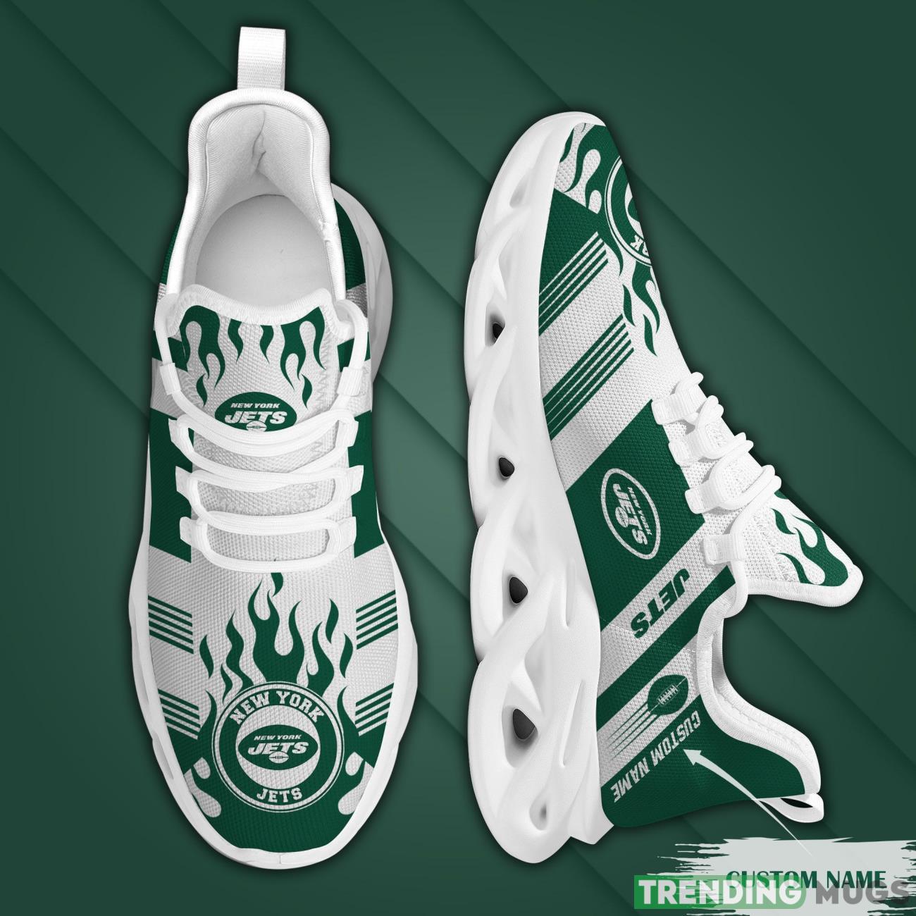 New York Jets Custom Personalized Name Max Soul Sneakers New Trends Sport Shoes Max Soul New York Jets Custom Personalized Name Max Soul Sneakers New Trends Sport Shoes Max Soul